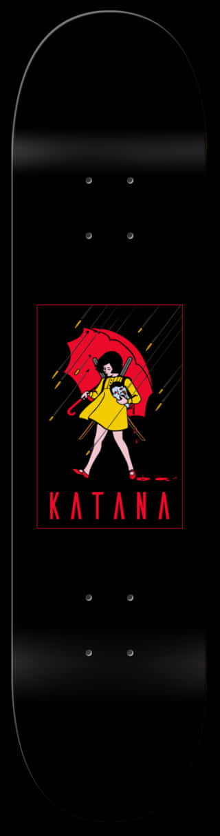 Katana 滑板板面設計 壁紙