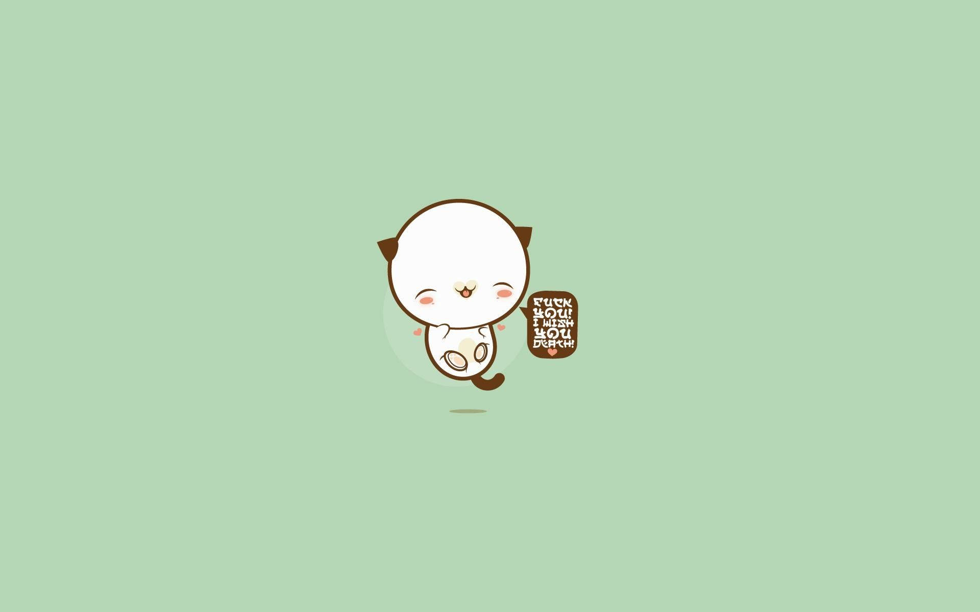 萌系快樂小動物笑臉壁紙