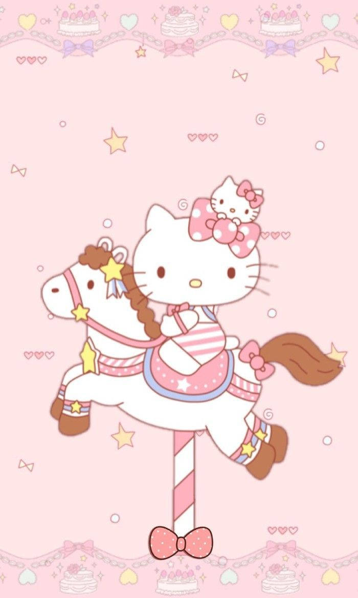 可愛Sanrio Hello Kitty手機壁紙