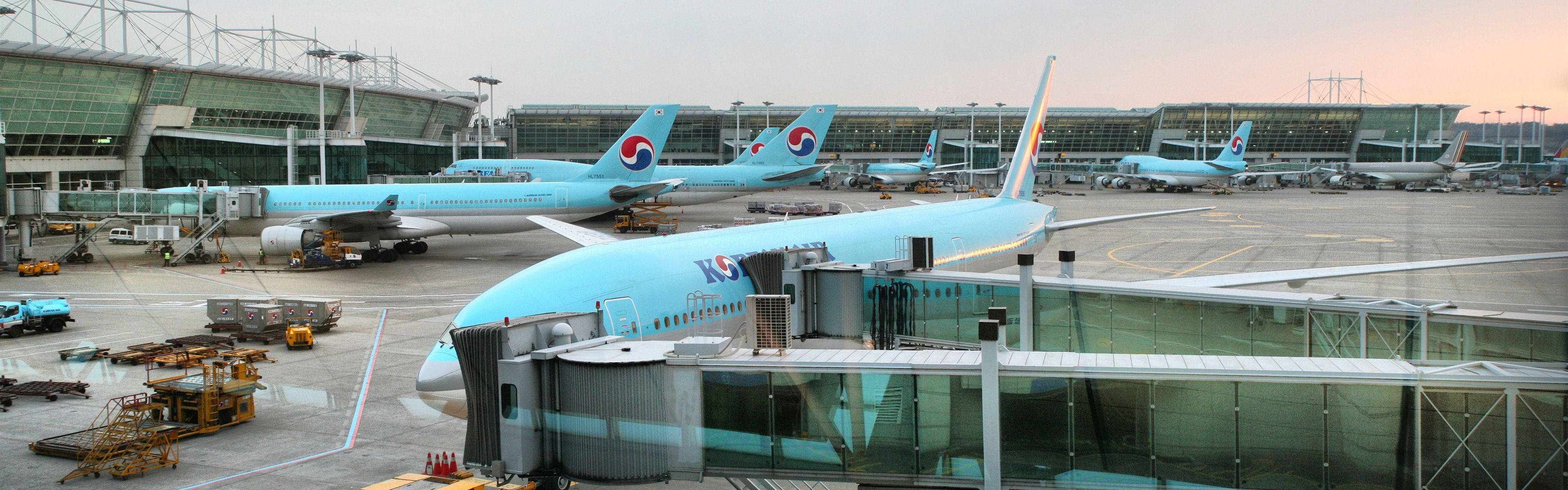 韓國航空機隊於仁川國際機場
