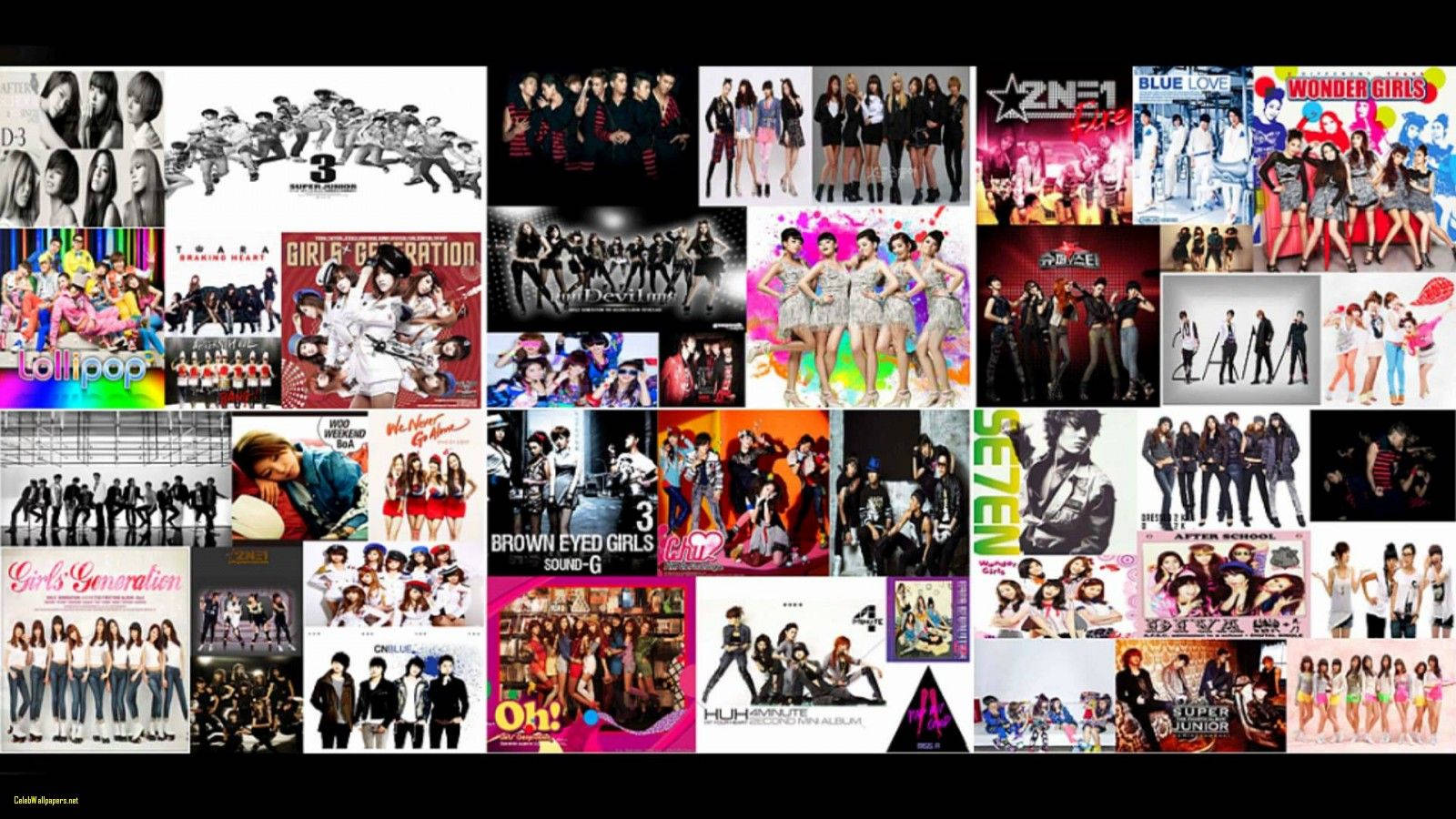 K-pop 專輯拼貼 壁紙