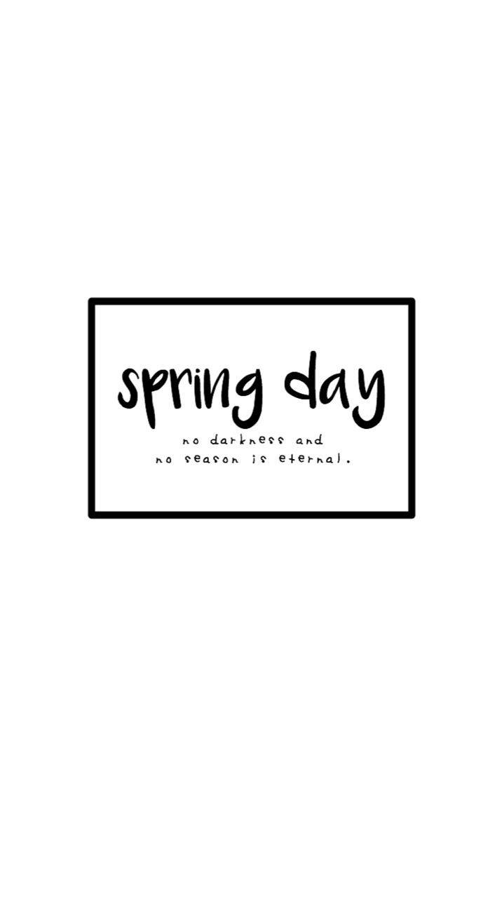 K-pop男子團體BTS《Spring Day》