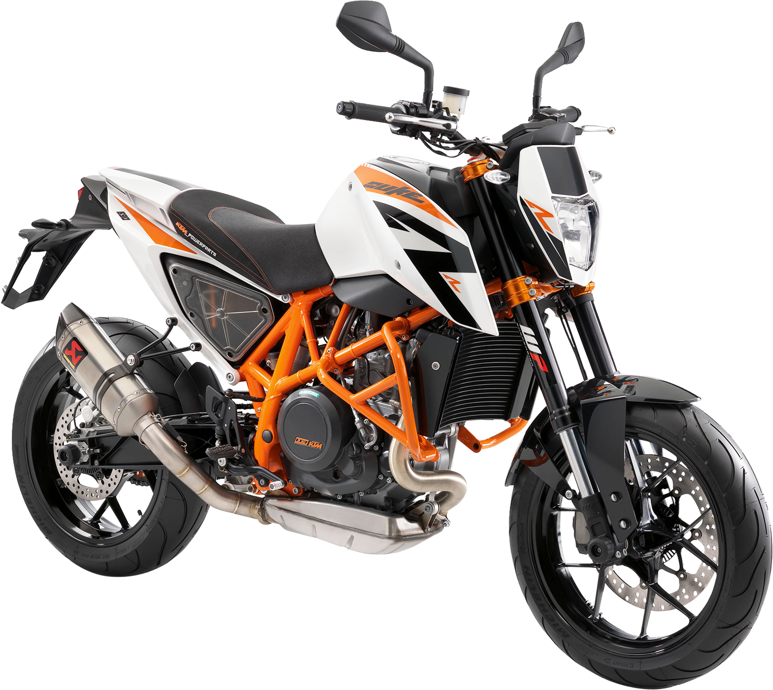 KTM Duke 電單車側面輪廓 壁紙