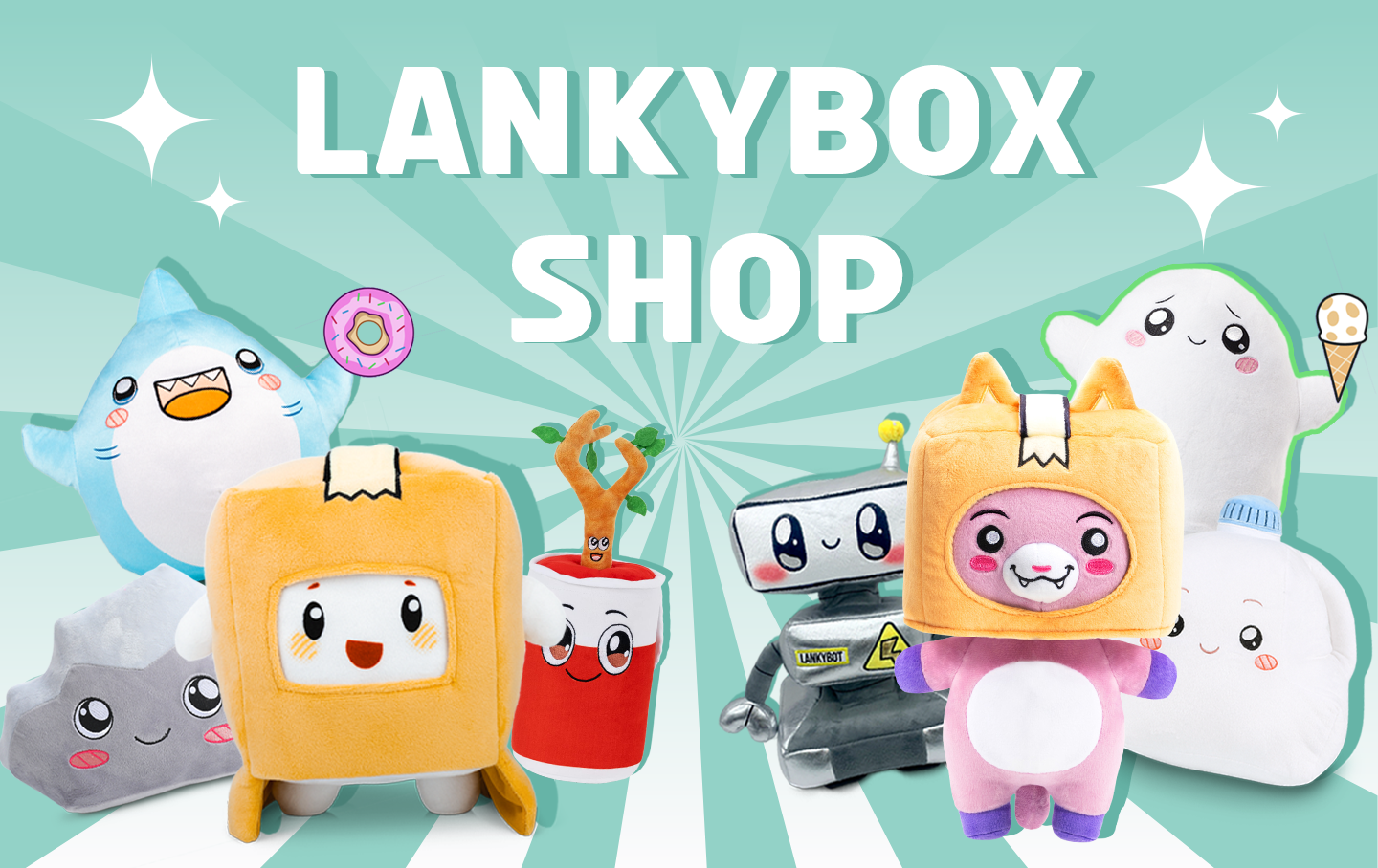 LankyBox角色歡樂時光 壁紙