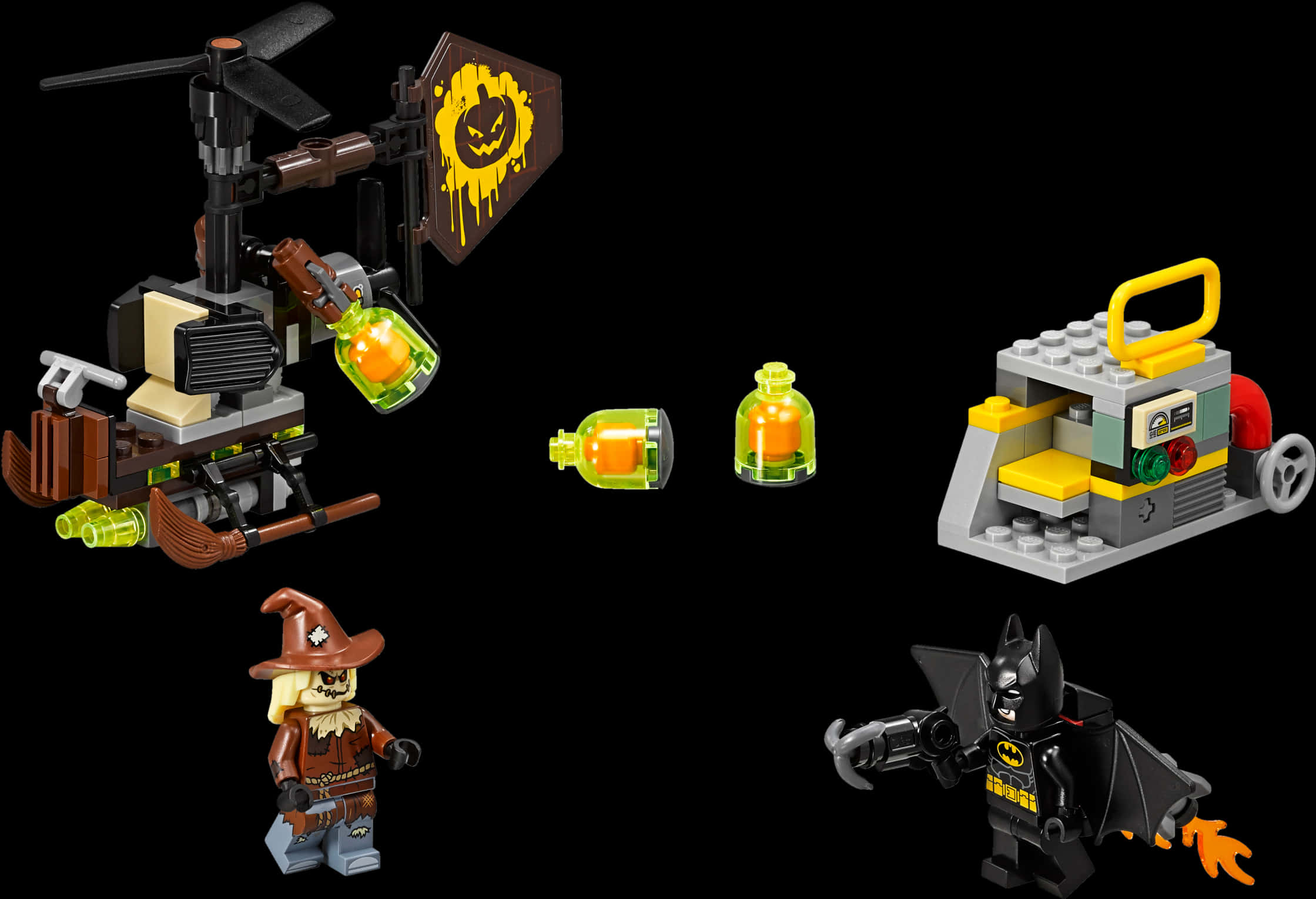 LEGO Batman 與稻草人對決 壁紙