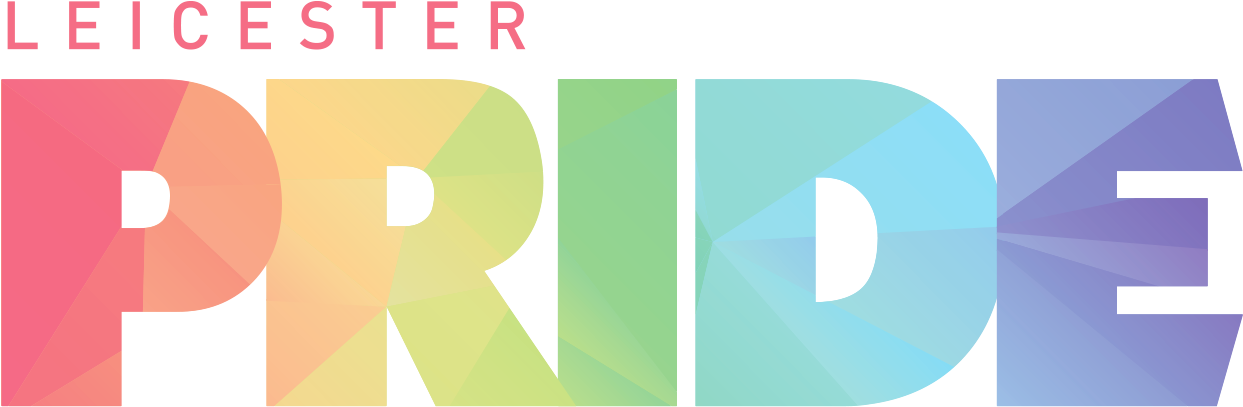 Leicester Pride 彩色文字標誌 壁紙