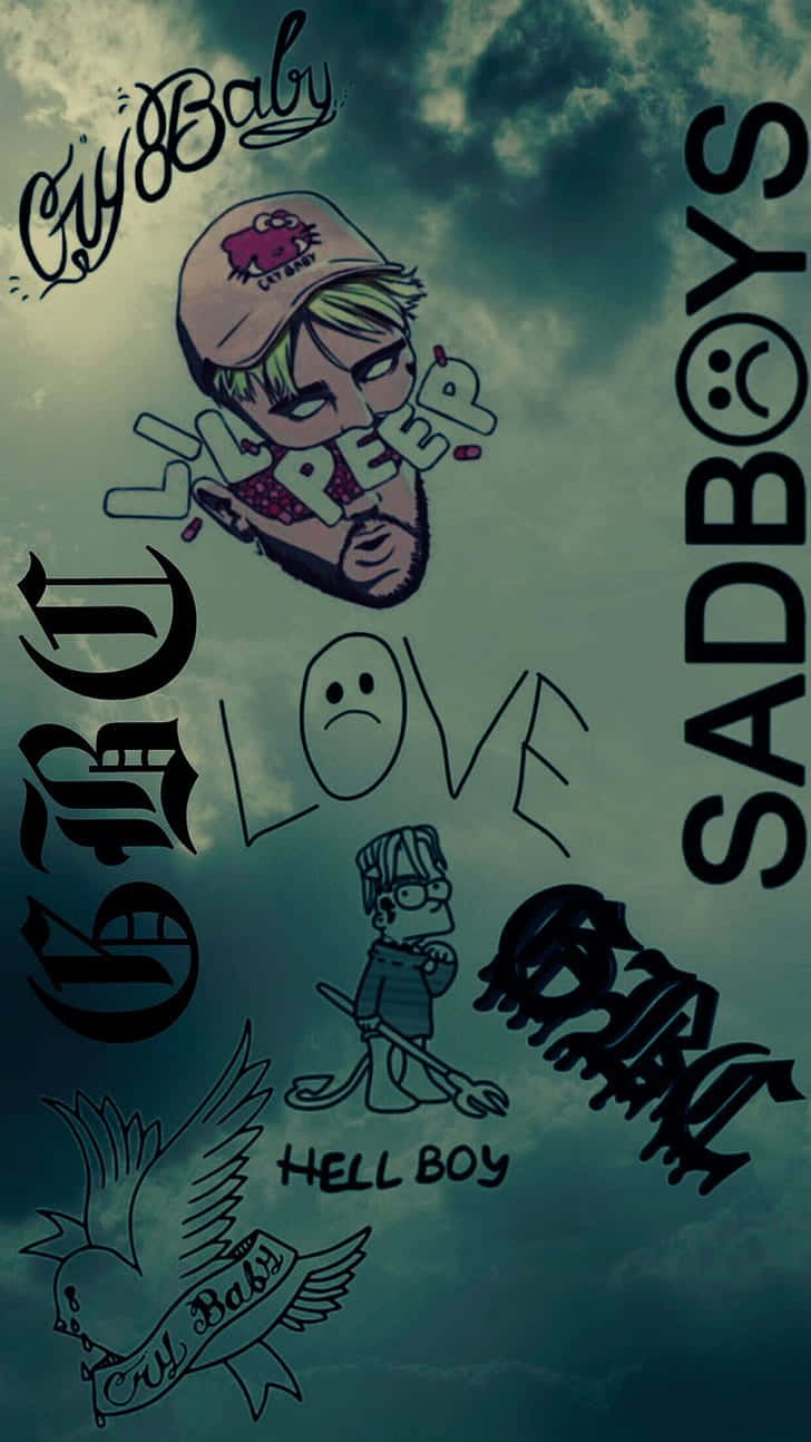 Lil Peep 背景 壁紙