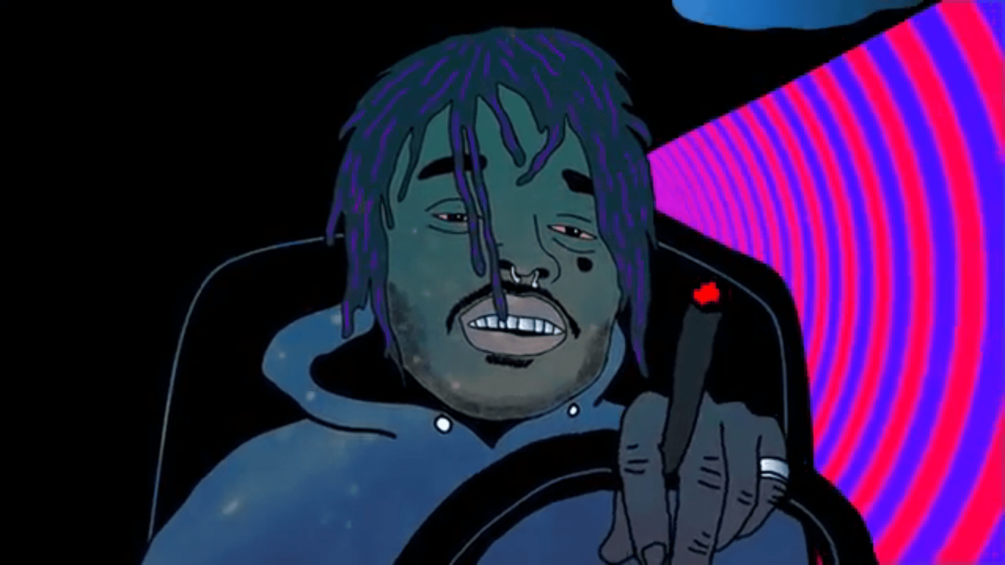 崛起中的嘻哈新星 Lil Uzi Vert 表演中 壁紙