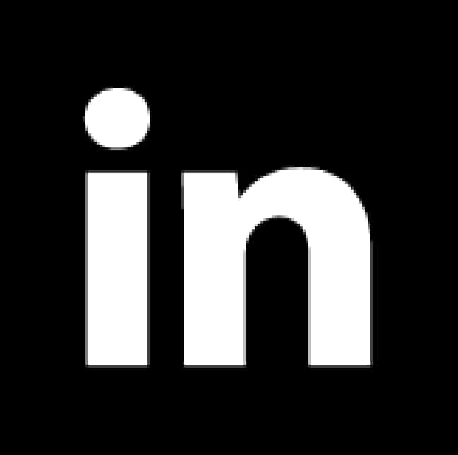 LinkedIn 黑白標誌 壁紙