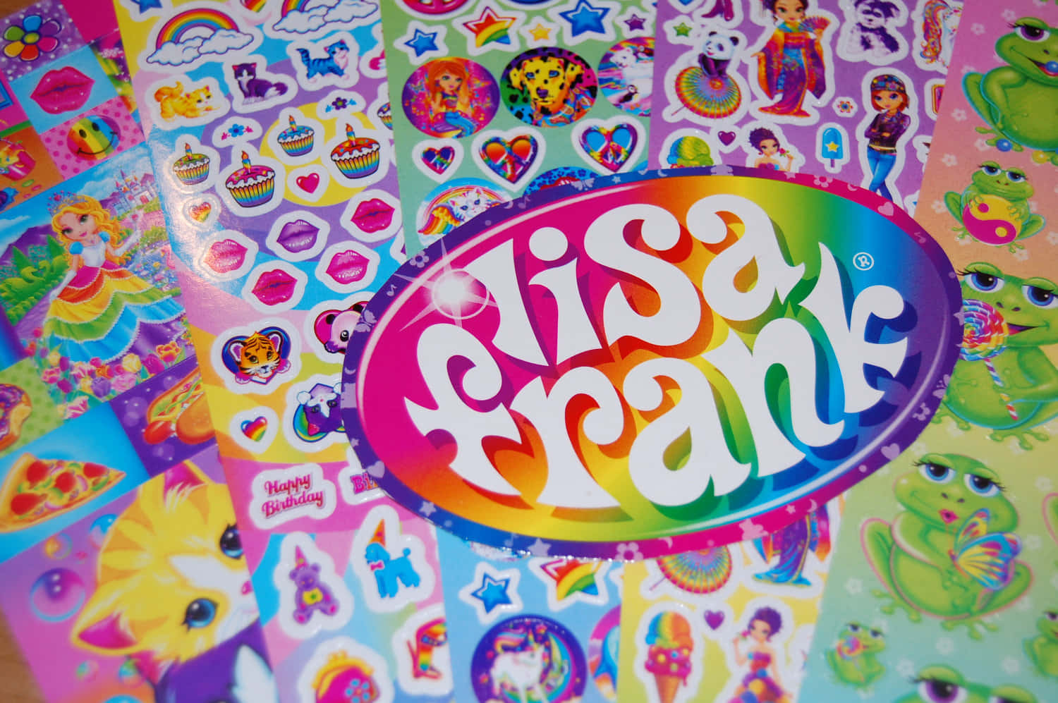 Lisa Frank 背景 壁紙