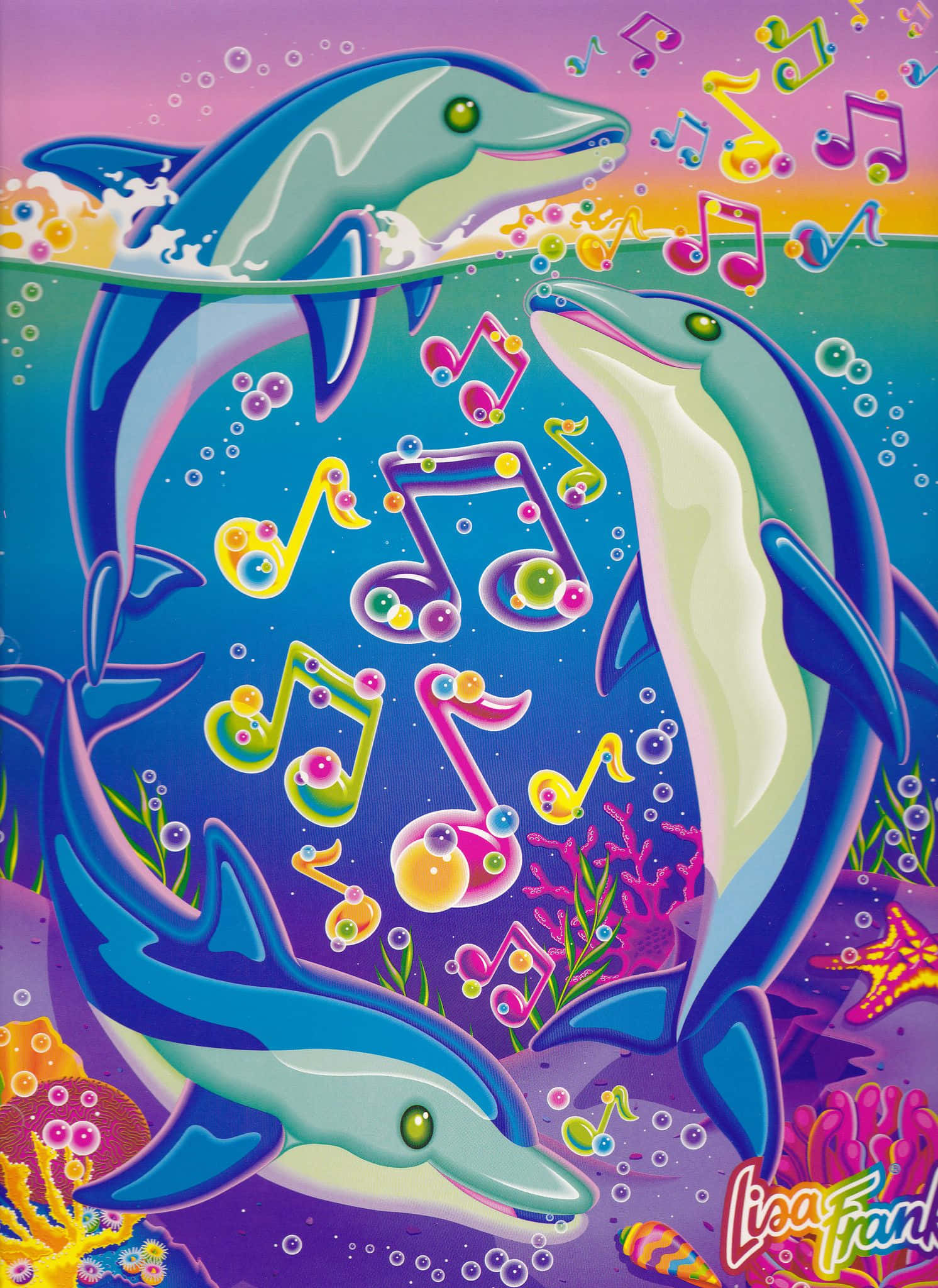 Lisa Frank 背景 壁紙
