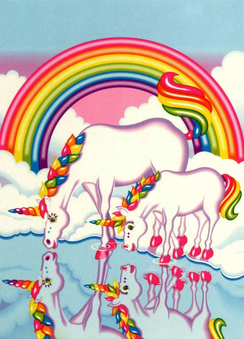 Lisa Frank 背景 壁紙