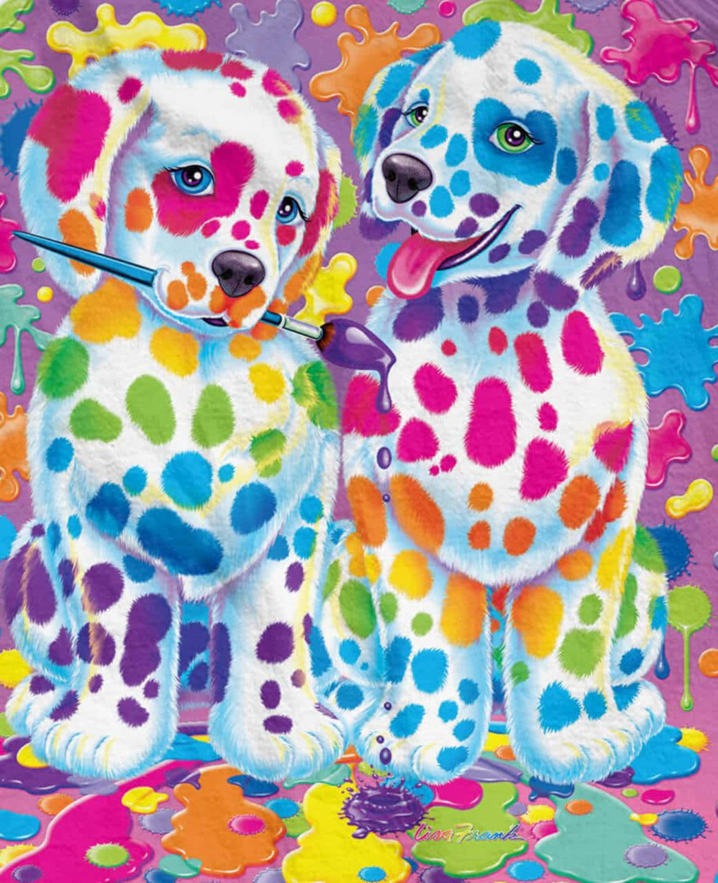 Lisa Frank 背景 壁紙