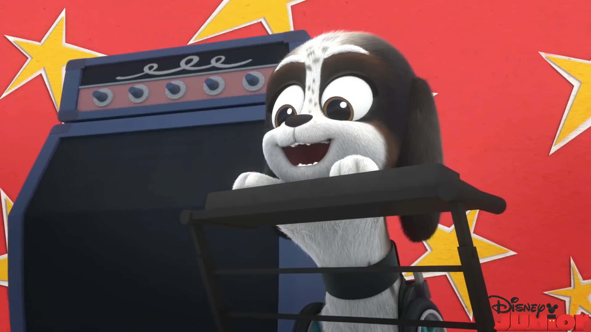 Lollie 彈鋼琴 Puppy Dog Pals 壁紙
