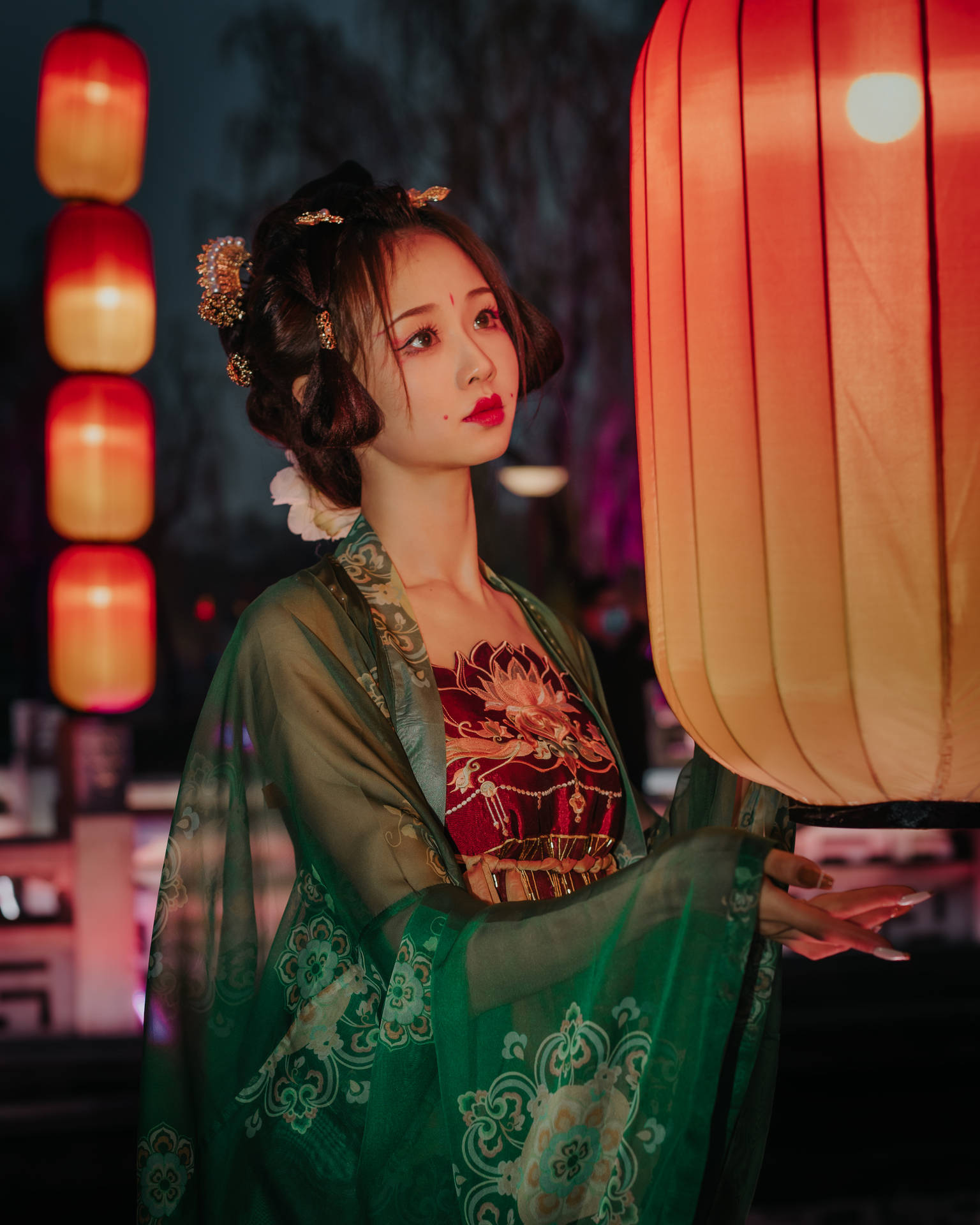 可愛的中國女孩壁紙
