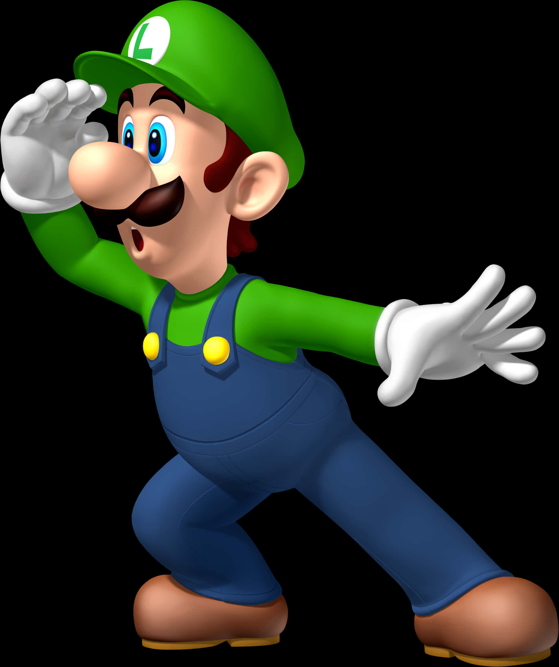 Luigi 行動中.PNG 壁紙