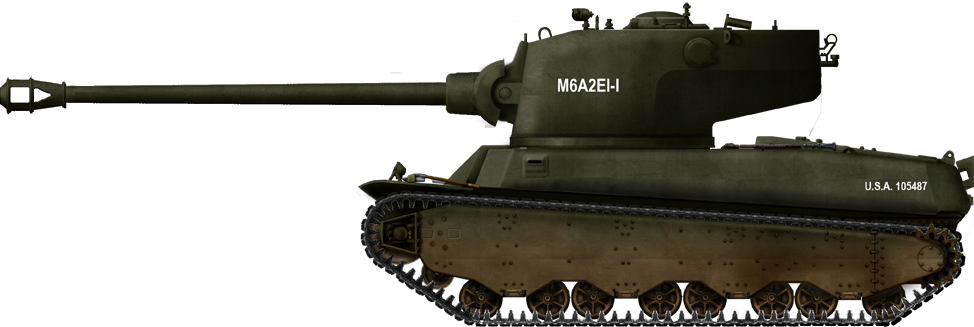 M60 A2 E1 坦克側面輪廓 壁紙