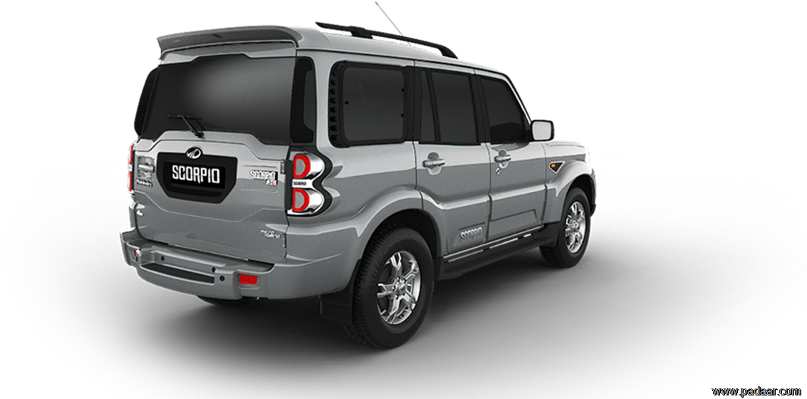 Mahindra Scorpio S U V 車尾視角 壁紙