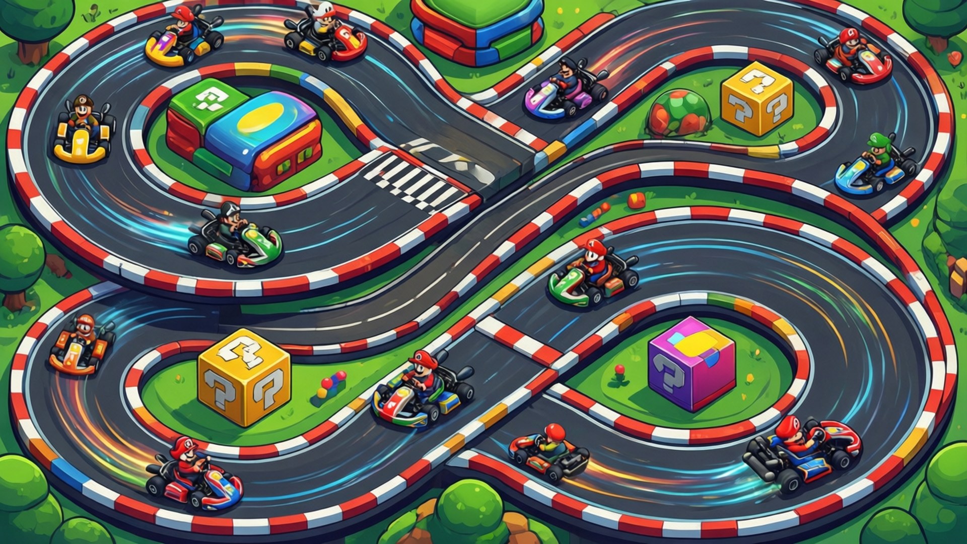 Mario Kart 賽道 壁紙