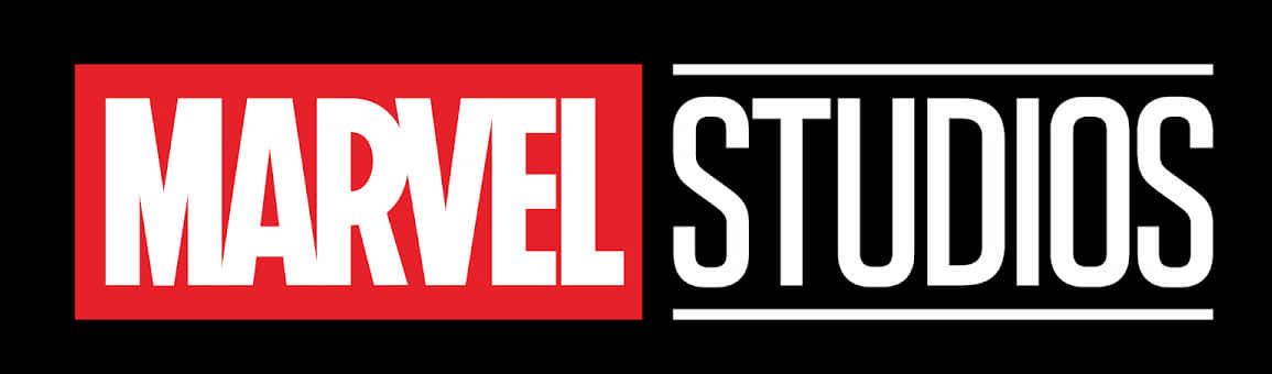 Marvel Studios 標誌 壁紙 — 大膽的紅色和白色Marvel Studios標誌，黑色背景，簡潔現代字體。