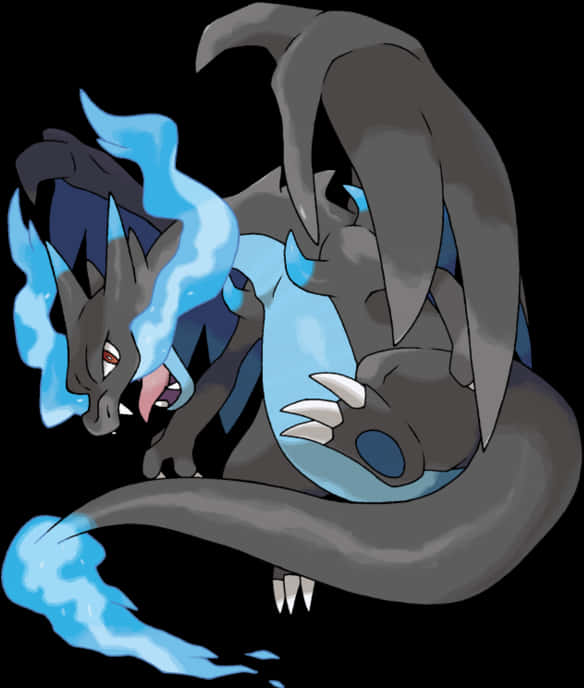 Mega Charizard X 猛烈姿態