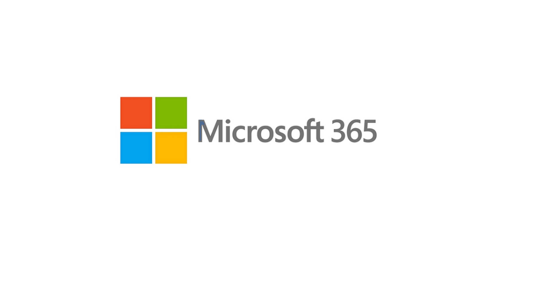 Microsoft 365 標誌，在白色背景上有四個彩色正方形