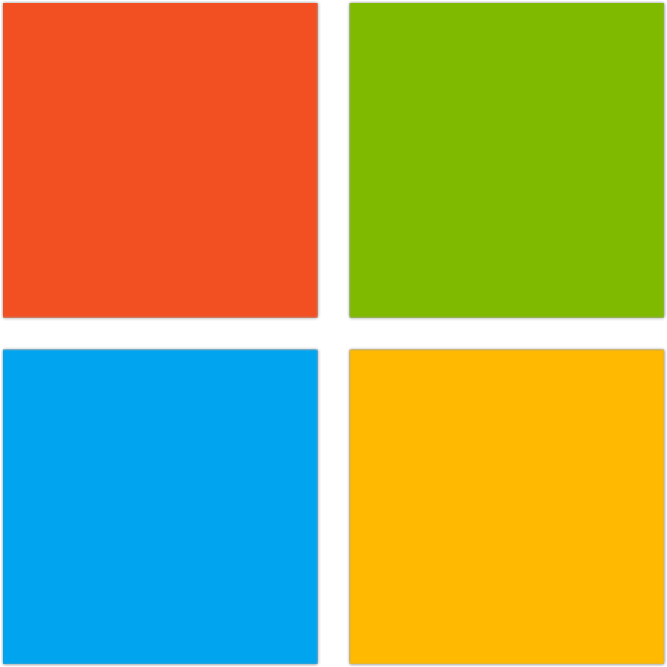 現代設計的 Microsoft 標誌 壁紙