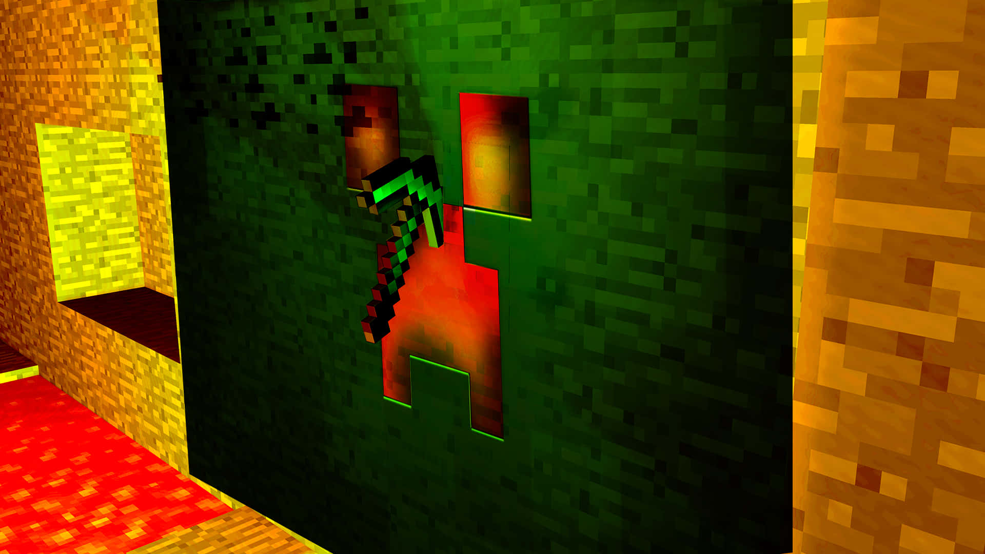Minecraft 1920 x 1080 背景 壁紙