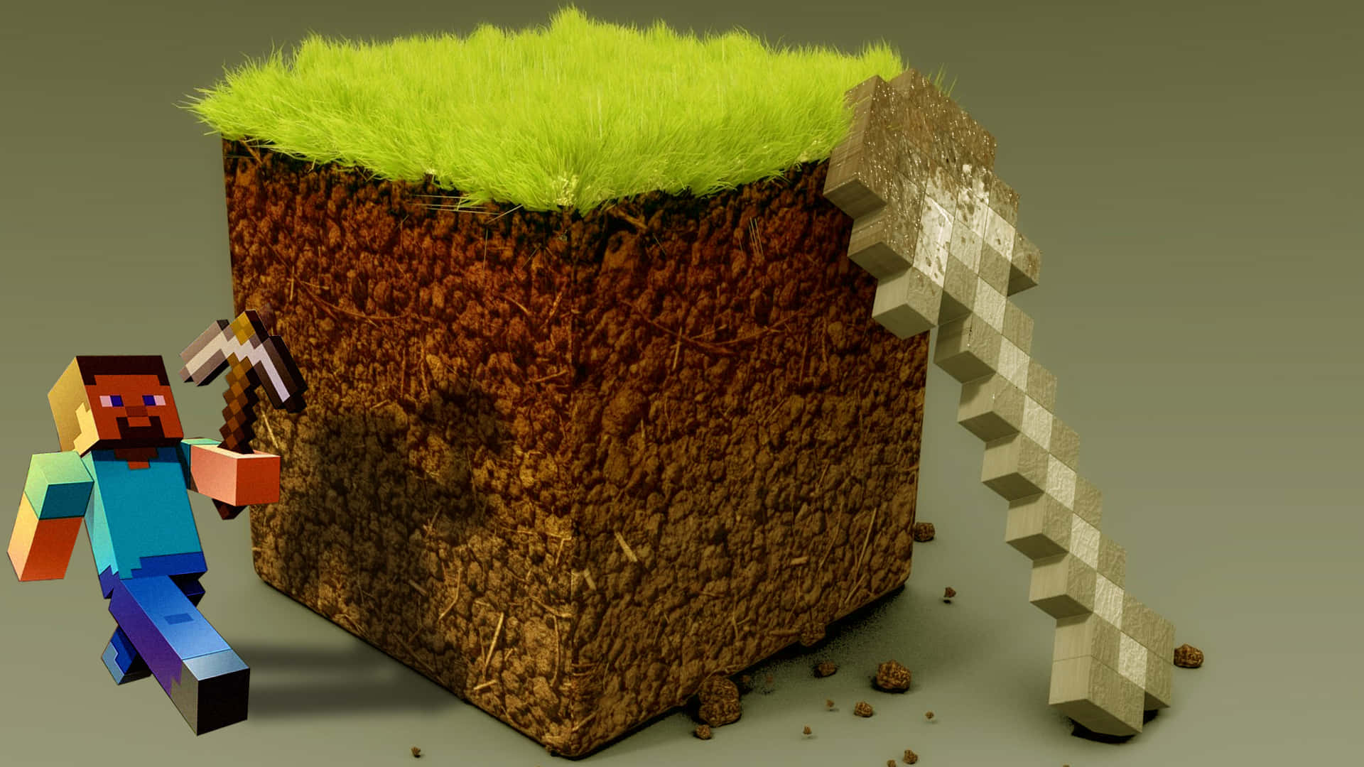 Minecraft 1920 x 1080 背景 壁紙