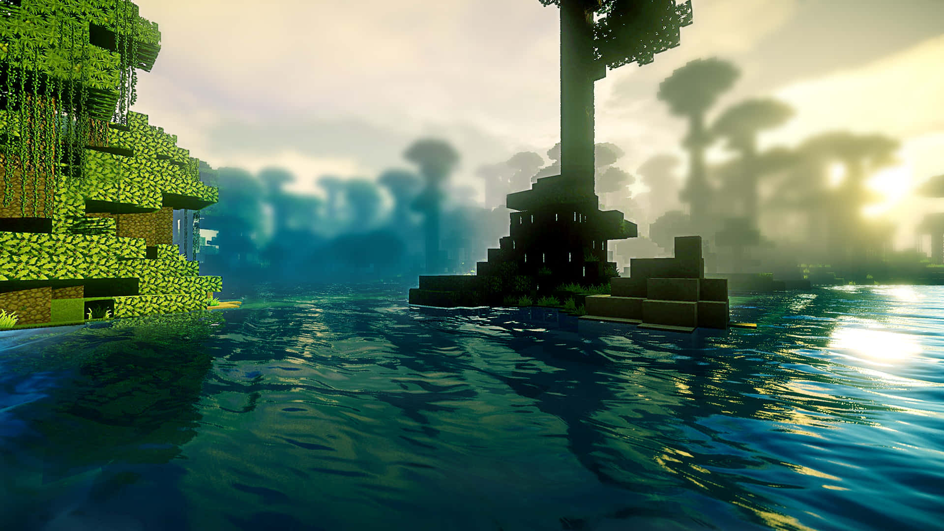 Minecraft 1920 x 1080 背景 壁紙