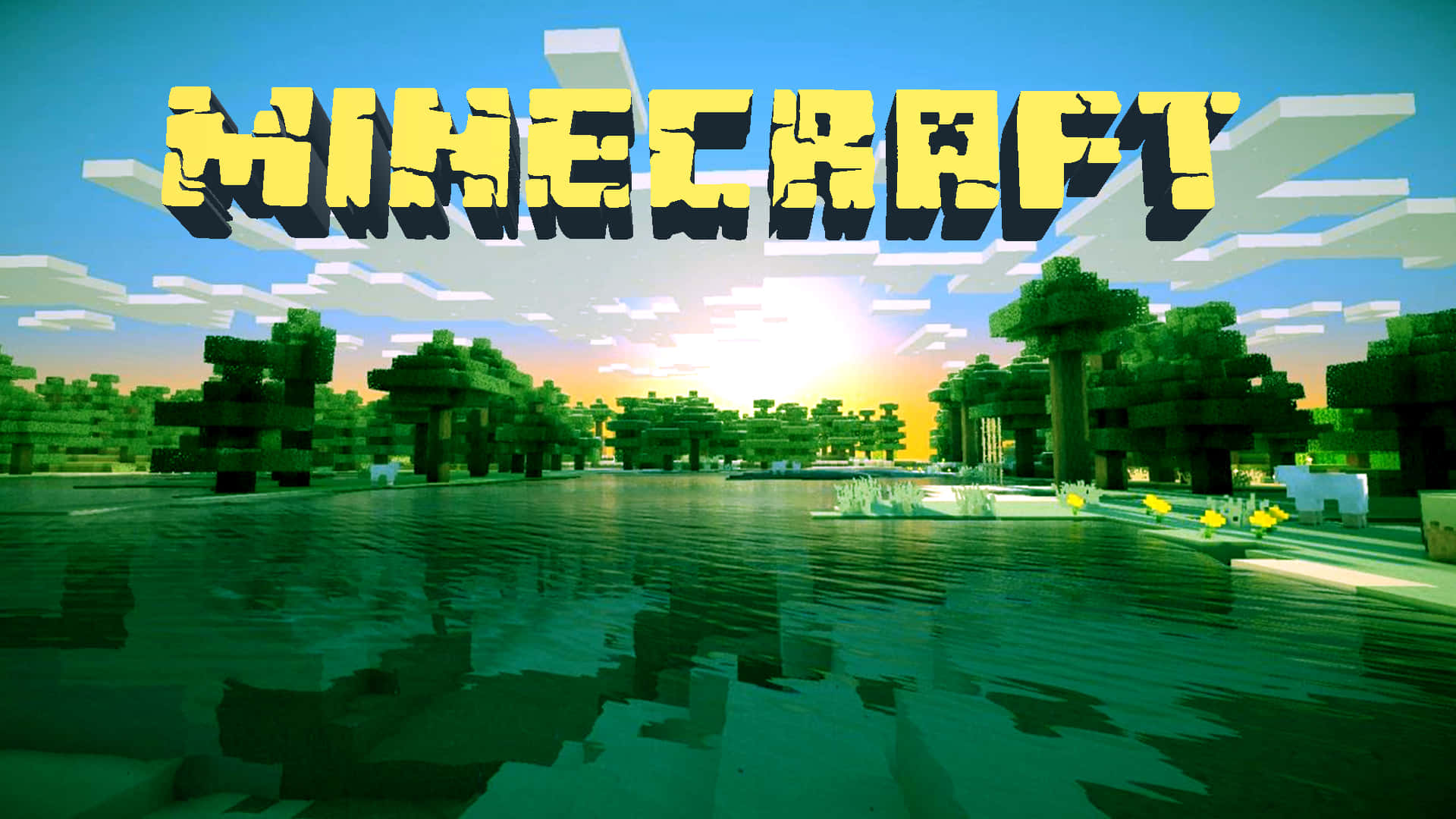 Minecraft 1920 x 1080 背景 壁紙