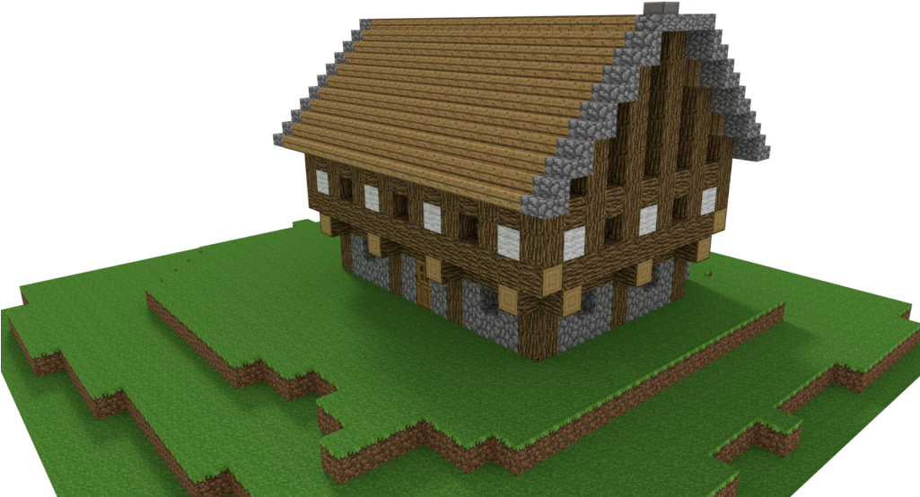 Minecraft 風格虛擬大宅模型 壁紙