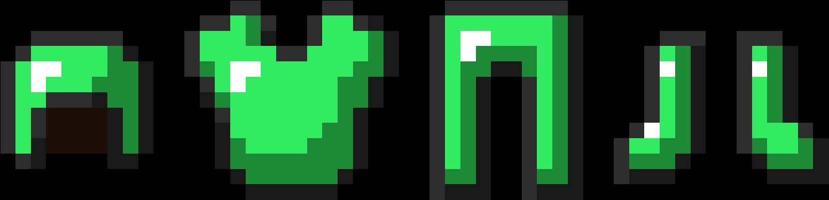 Minecraft Creeper 角色皮膚部件 壁紙