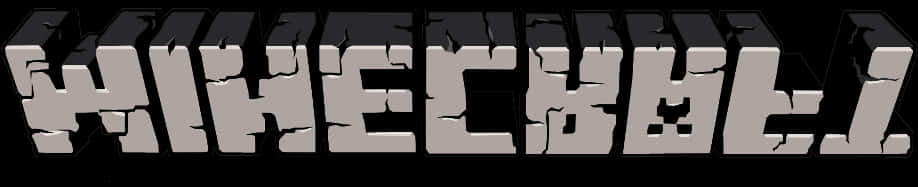Minecraft Logo 3D 效果 壁紙