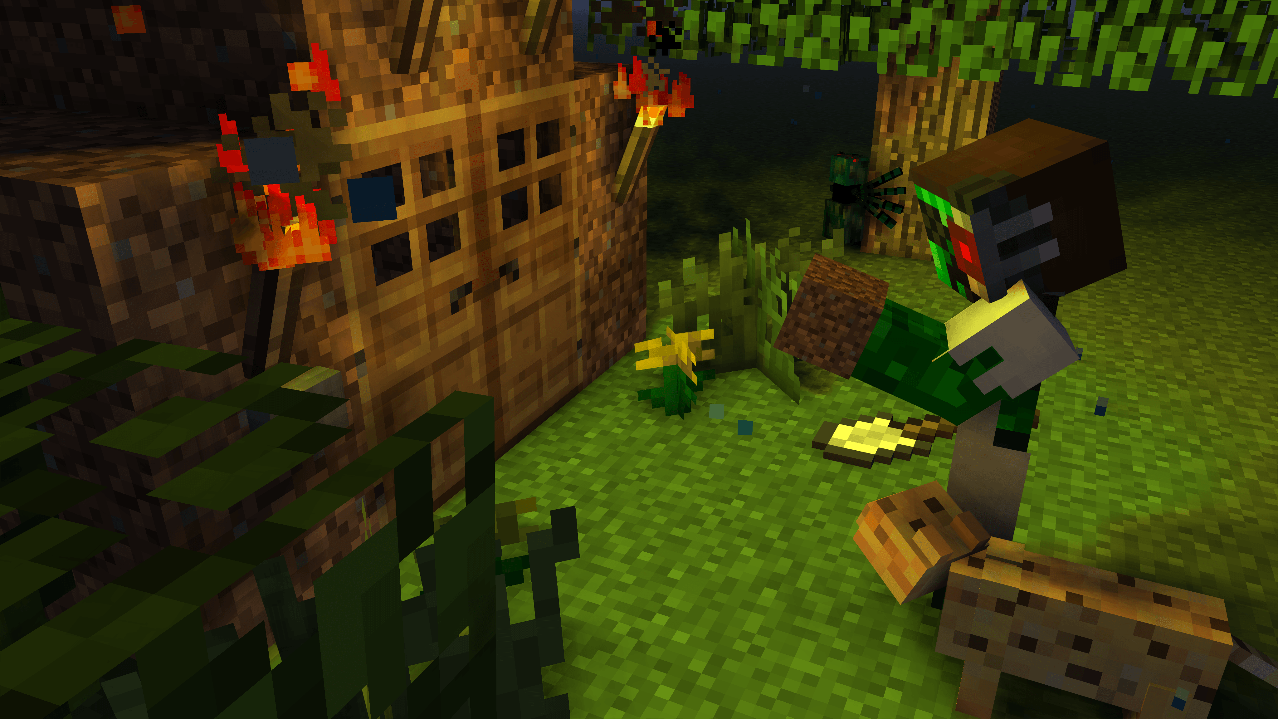 透過型格Minecraft探索你的想像力 壁紙