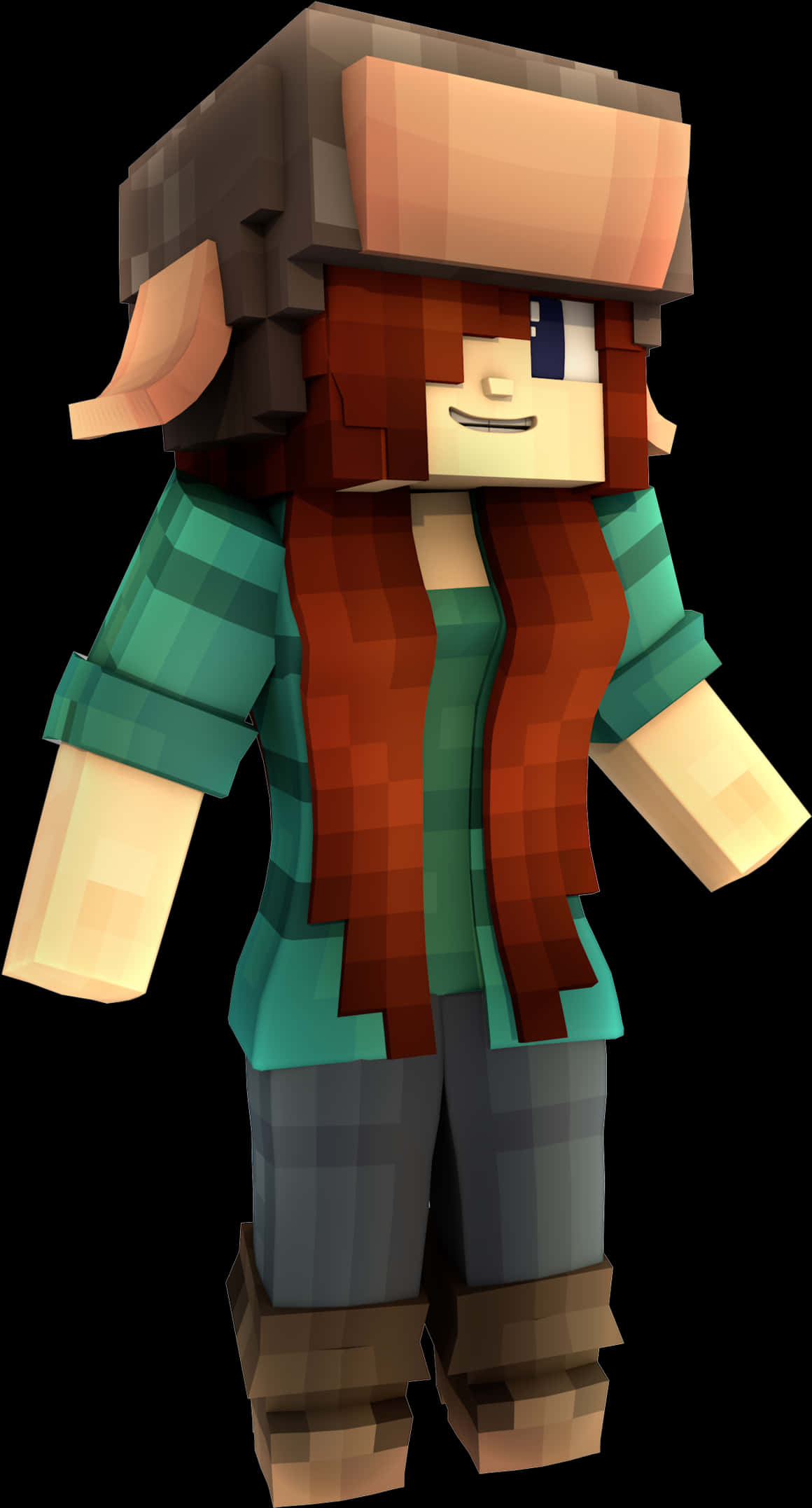 Minecraft 角色渲染圖 壁紙