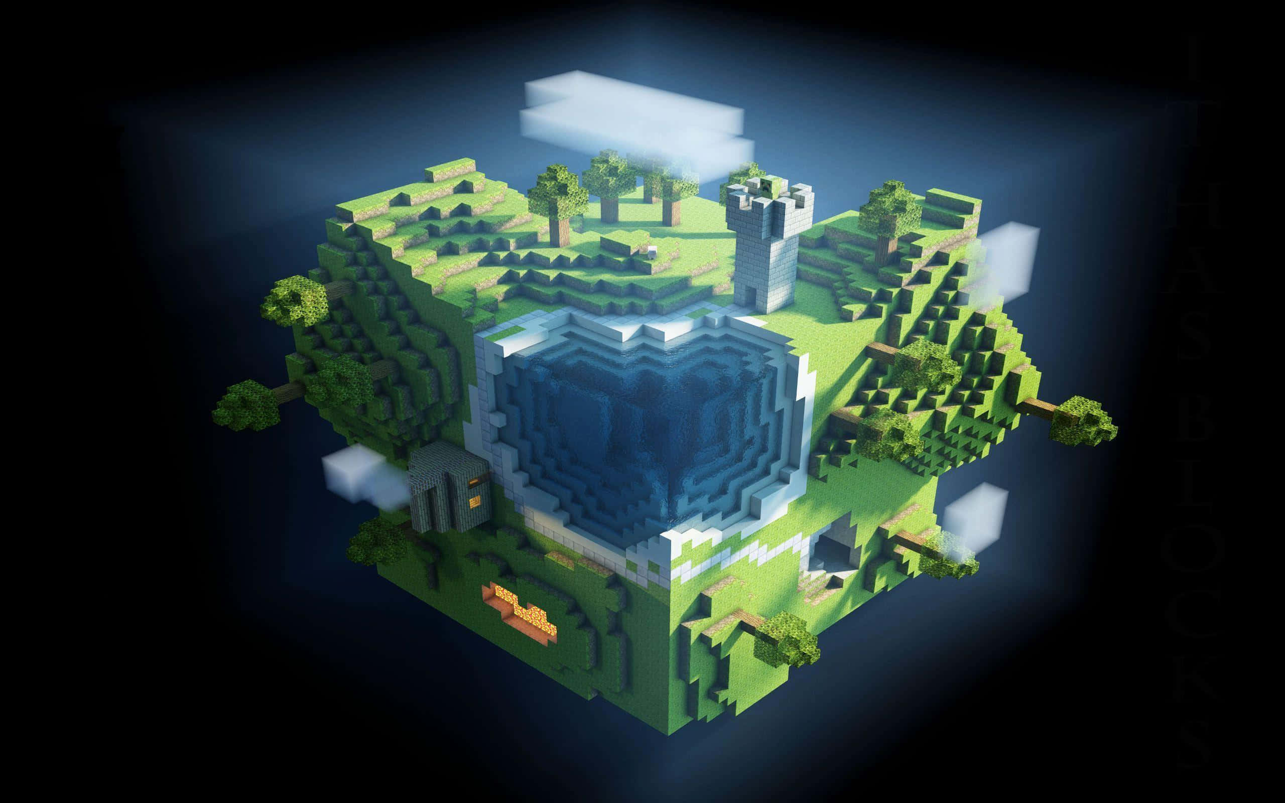 Minecraft 像素藝術 - 像素藝術 Minecraft 壁紙