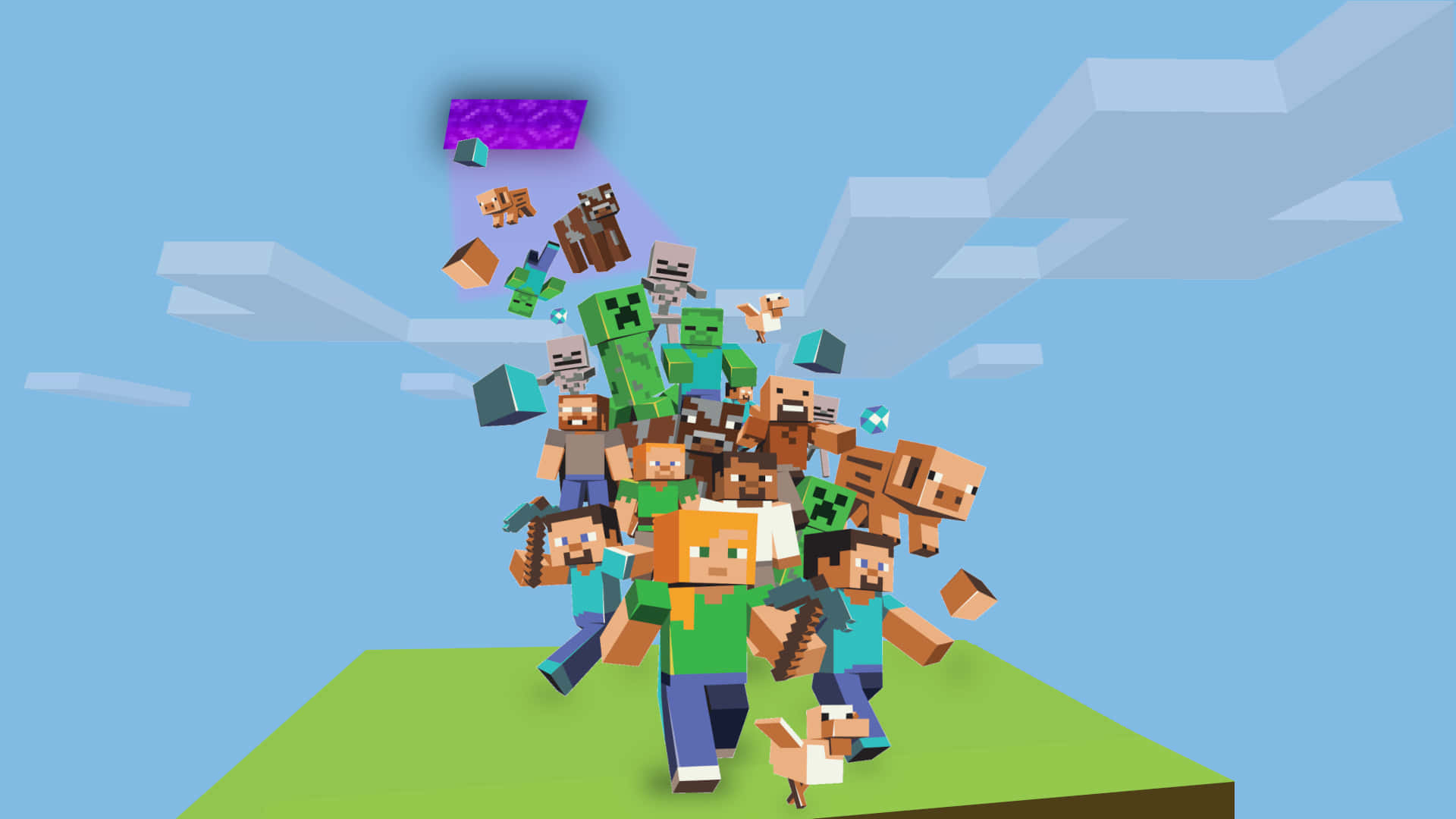 Minecraft 背景 壁紙