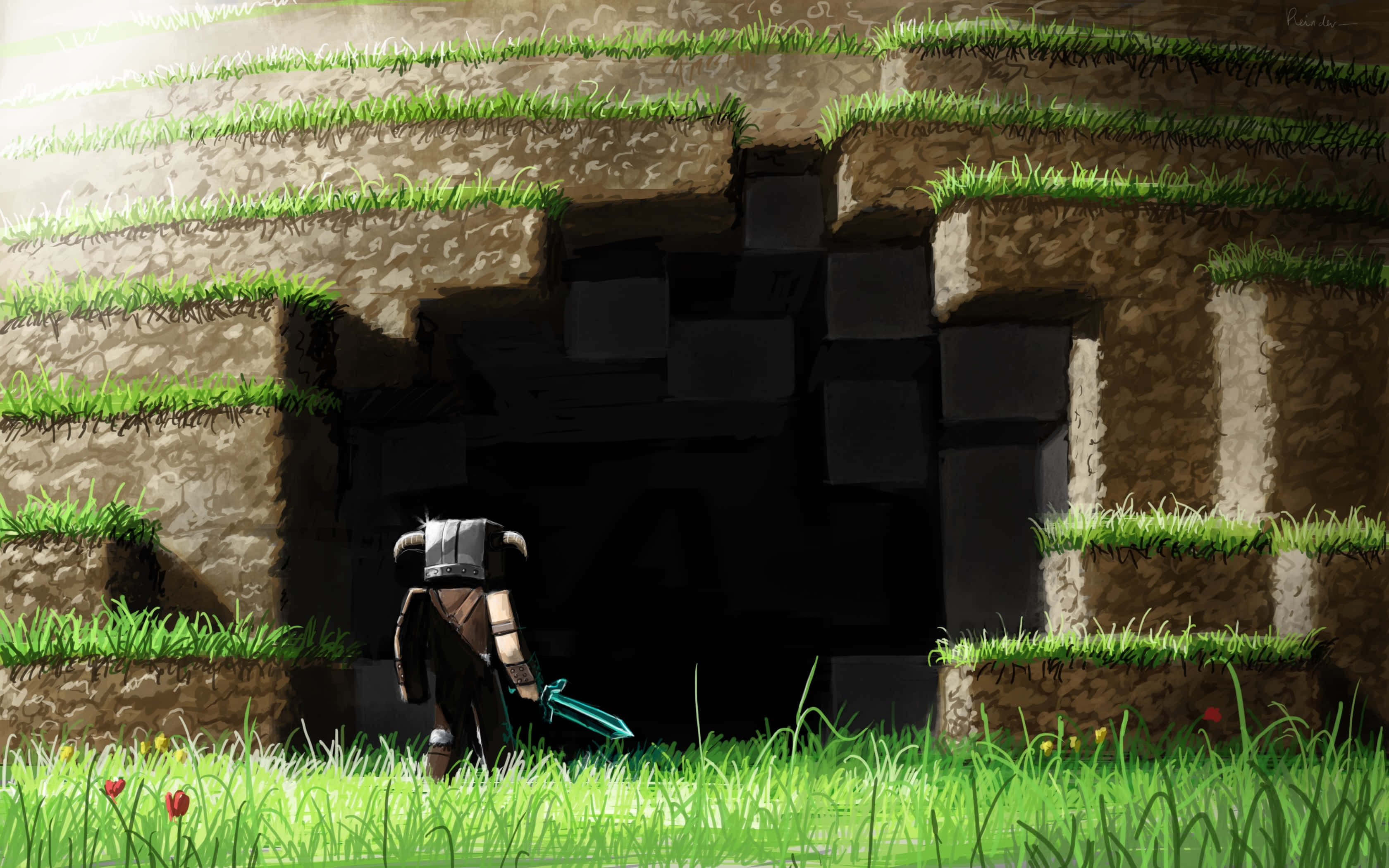 Minecraft 背景 壁紙