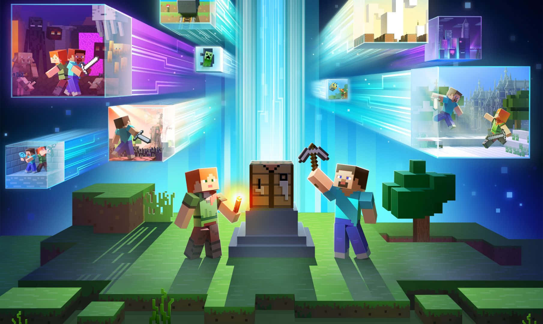 Minecraft 背景 壁紙