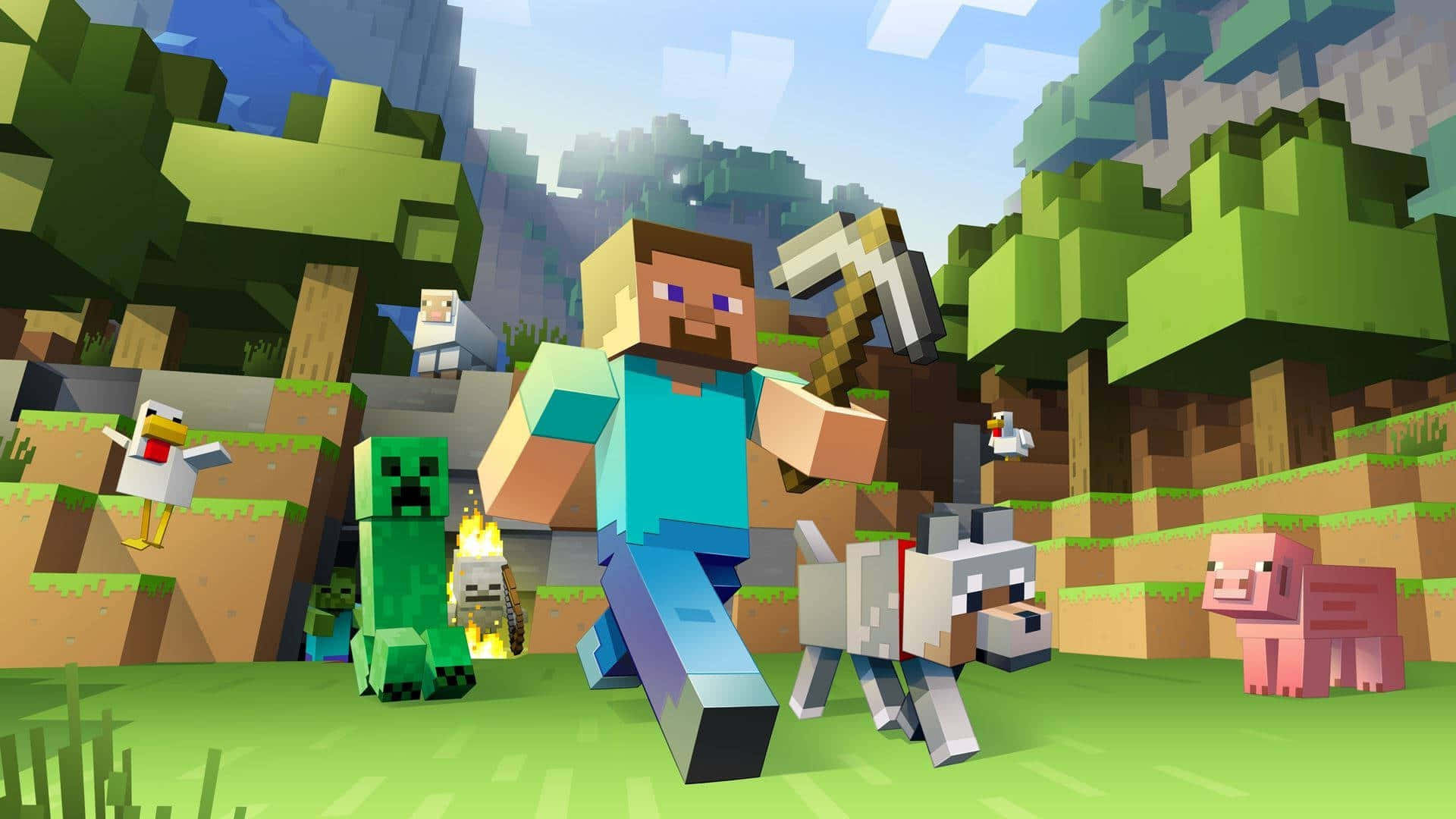 Minecraft 背景 壁紙
