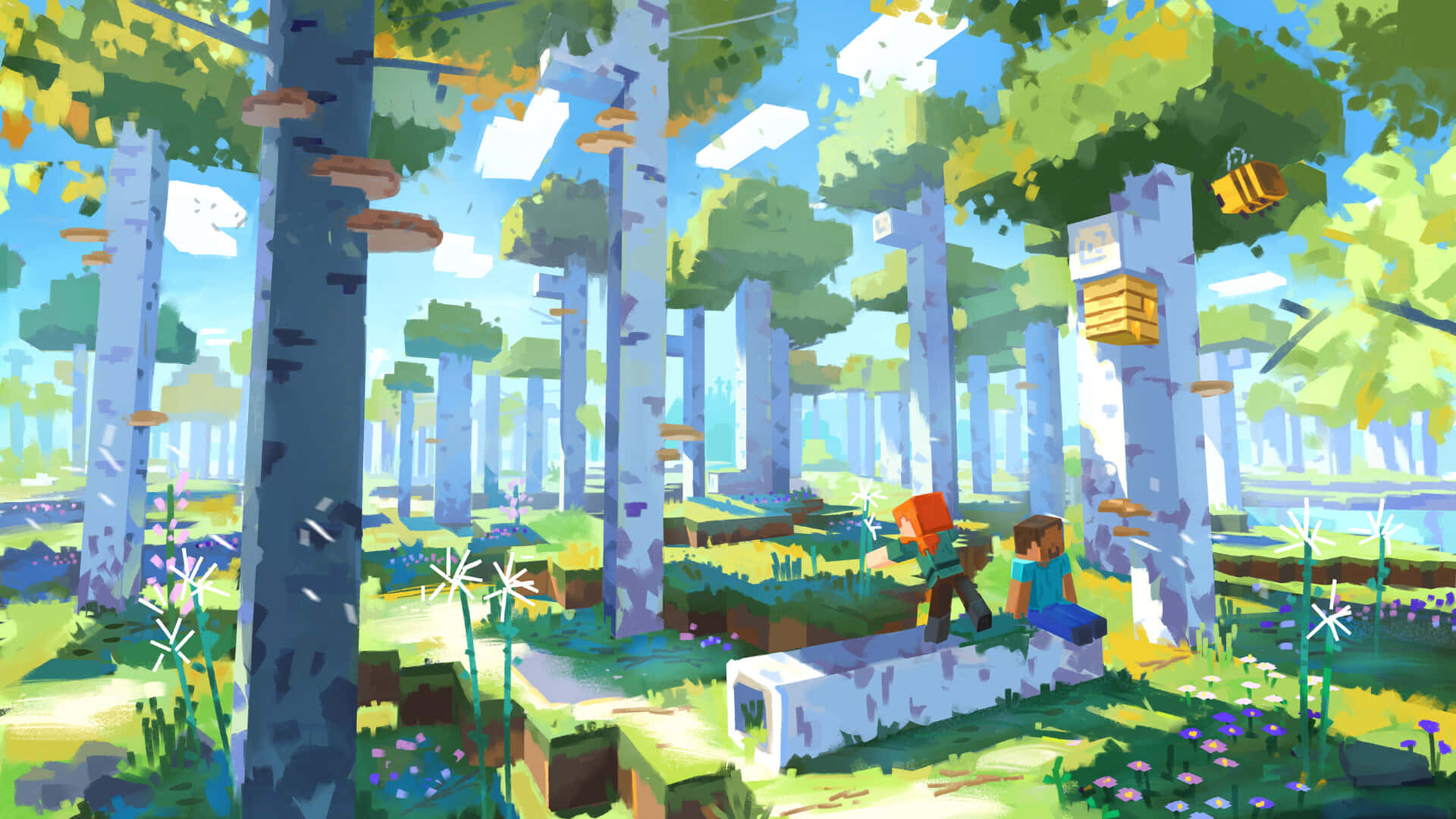 Minecraft 背景 壁紙