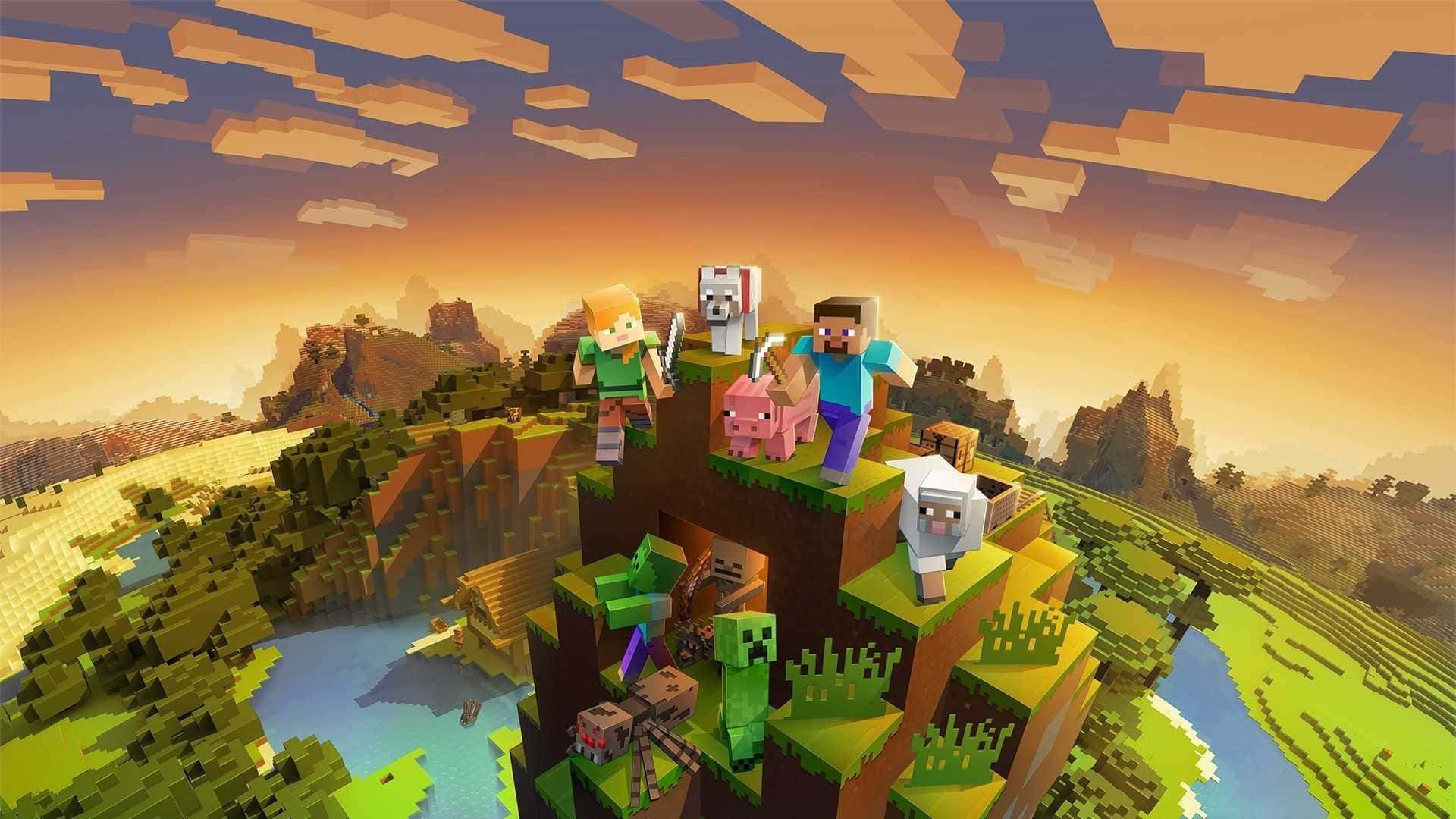 Minecraft 背景 壁紙