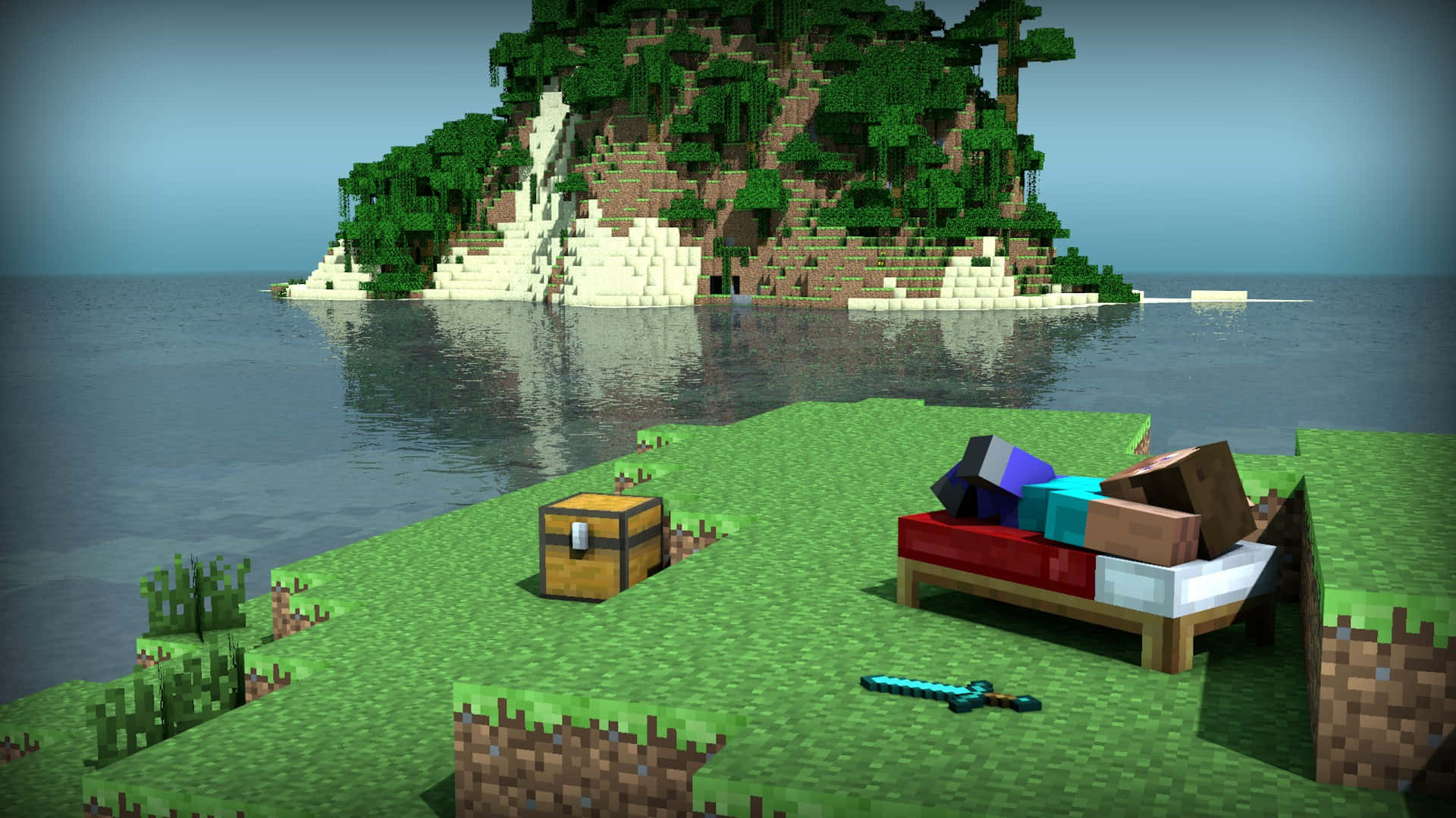 Minecraft 背景 壁紙