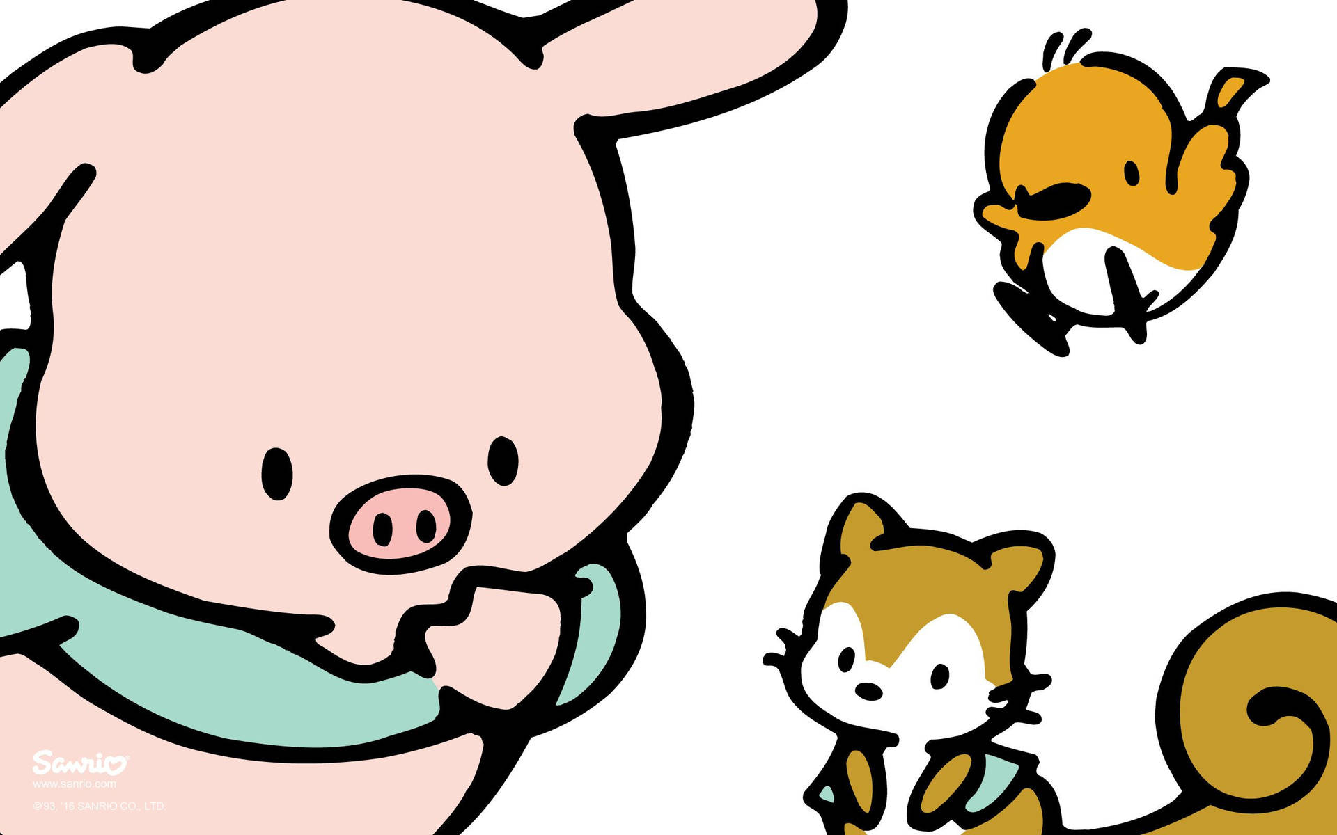 簡約風格Pippo三麗鷗壁紙