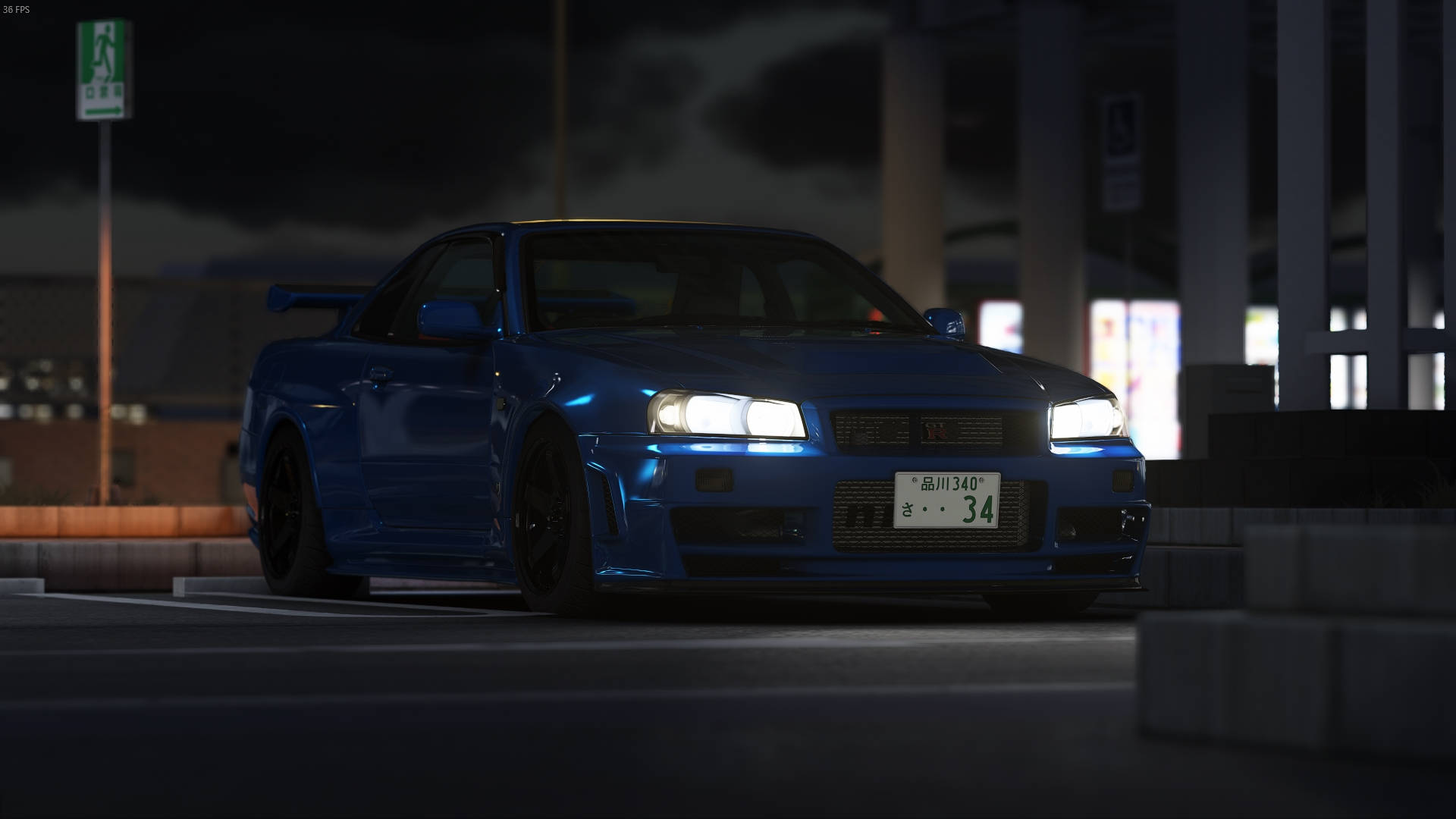 Assetto Corsa Skyline R34 Nismo 遊戲高清壁紙 | 背景圖像