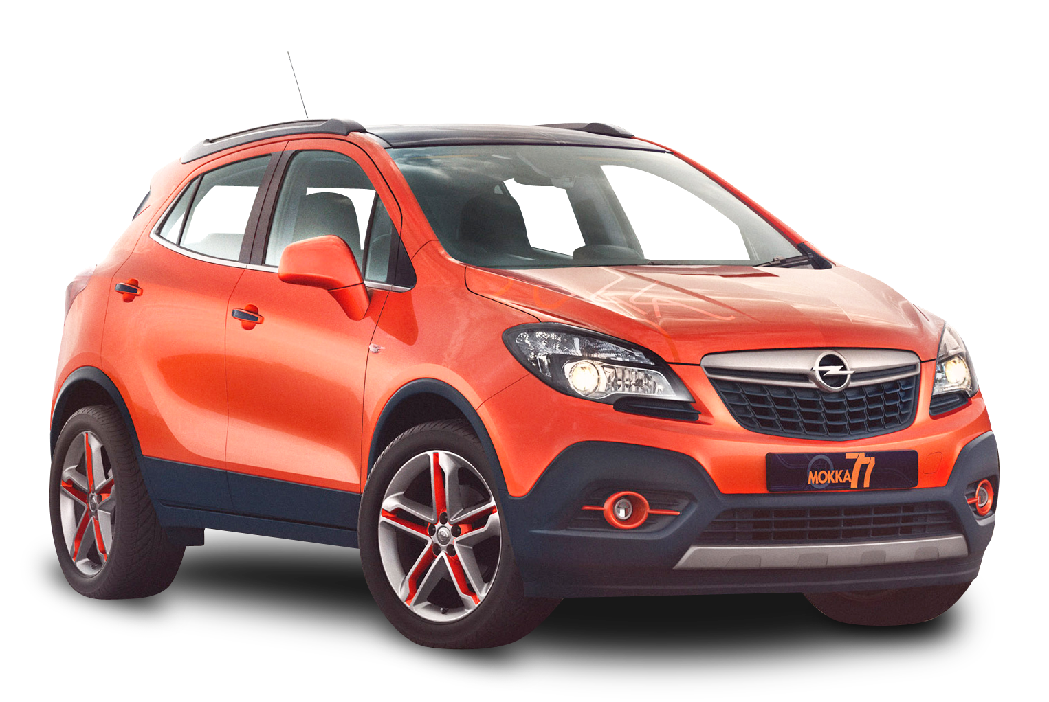 橙色歐寶 Mokka S U V 壁紙