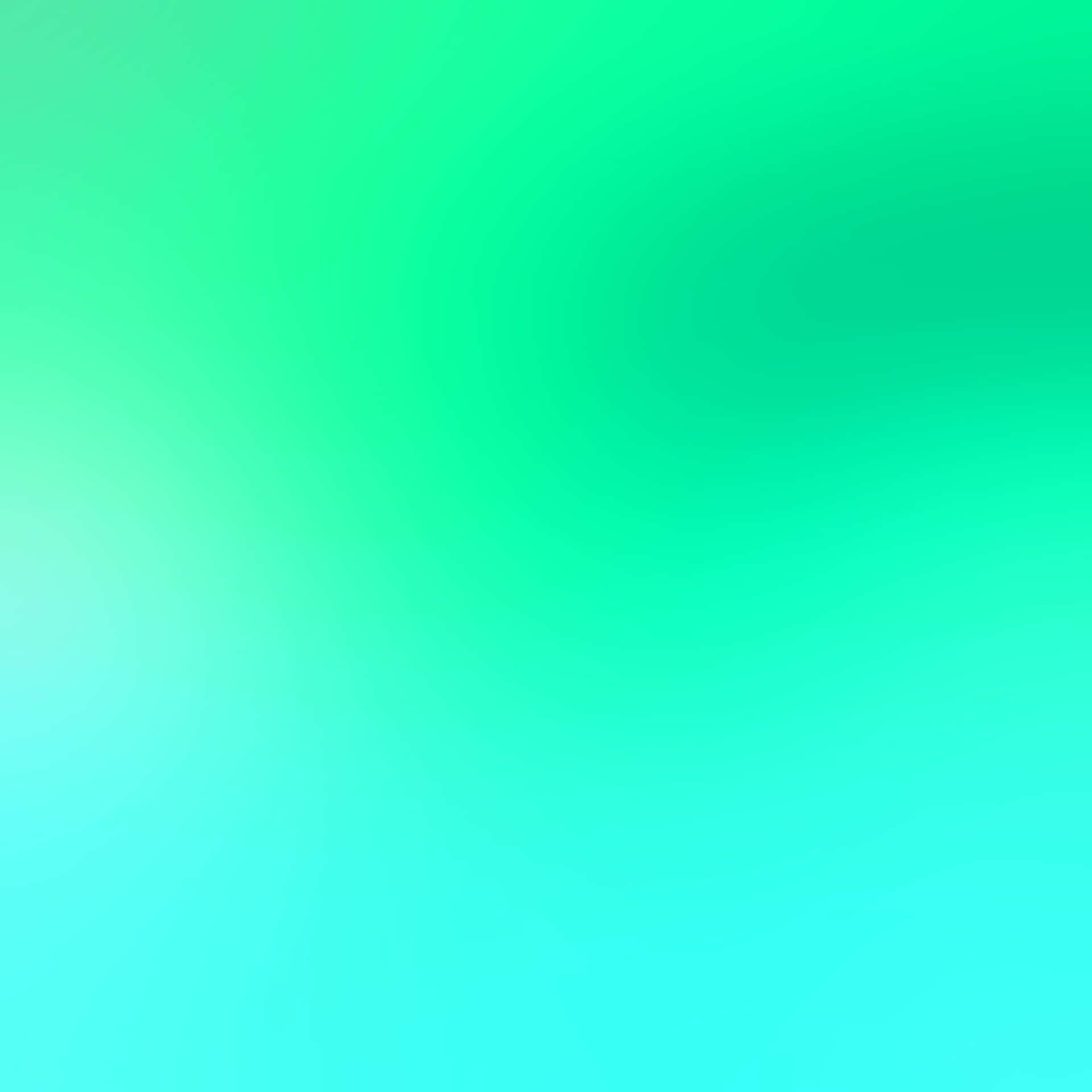  壁紙 — 整個畫面呈現由柔和薄荷色到鮮豔青綠色的平滑漸變。
