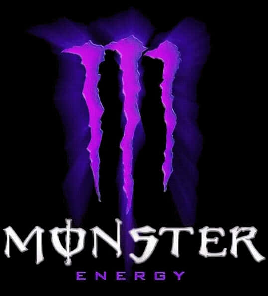 Monster Energy 標誌紫色螢光 壁紙