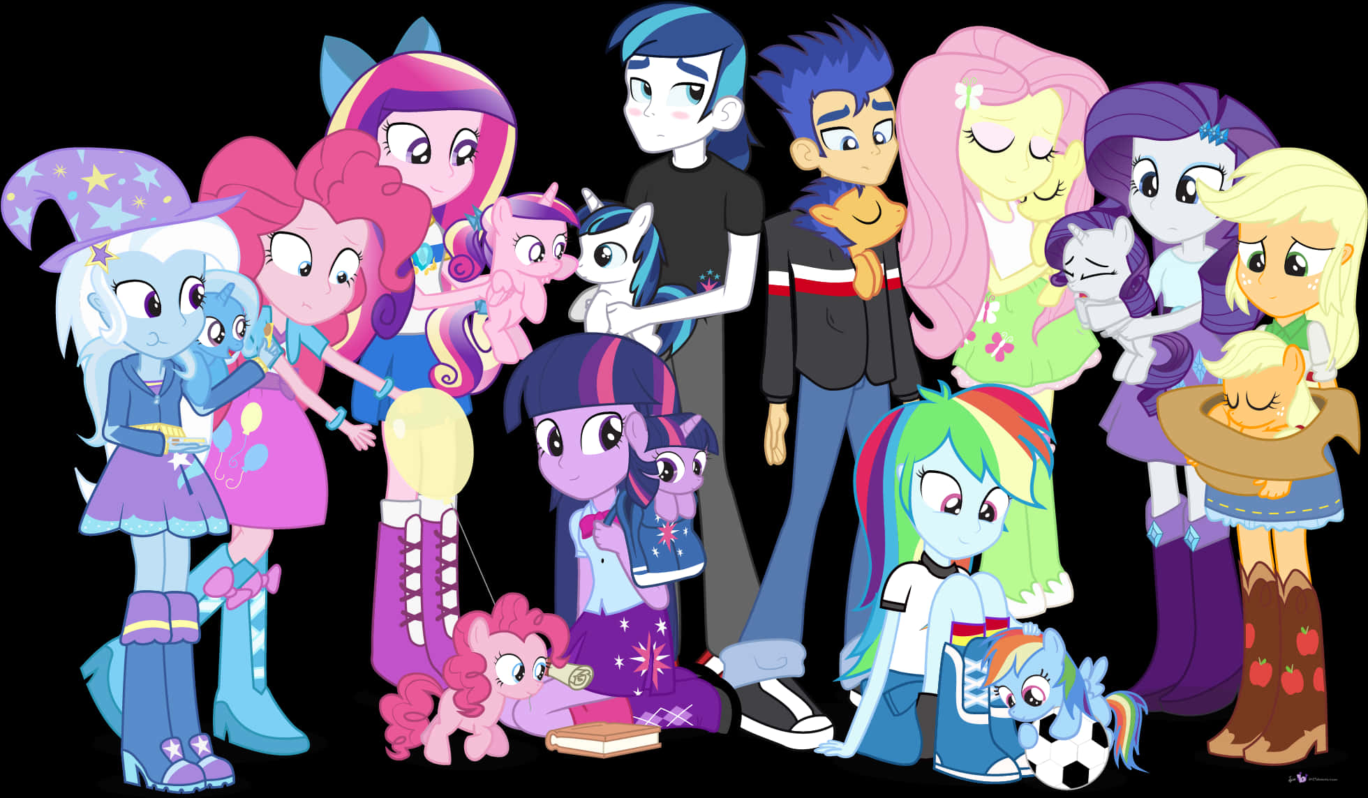 My Little Pony Equestria Girls 與小馬 壁紙